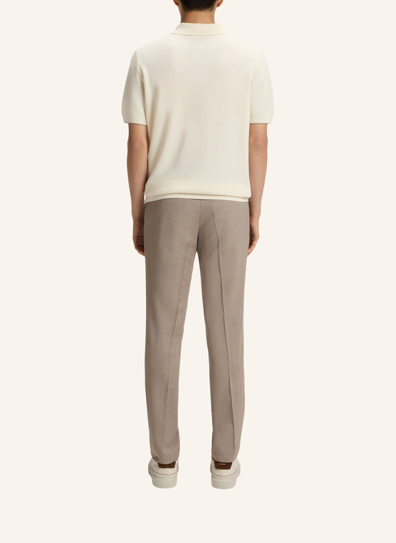 BOSS Pullover L-IRO Regular Fit: WEISS