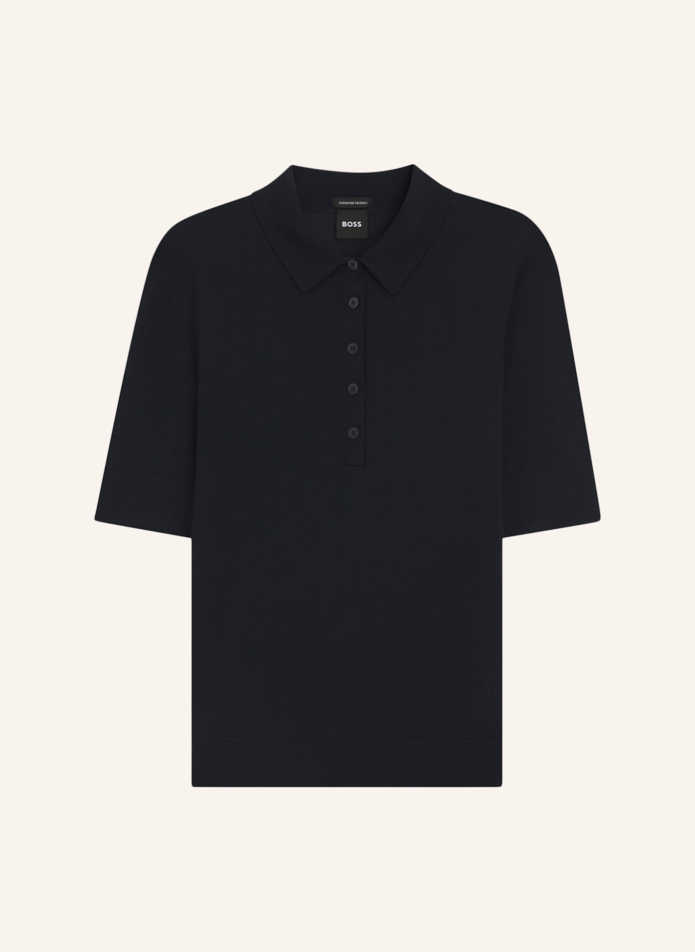 BOSS Pullover FIDENKA Regular Fit: DUNKELBLAU