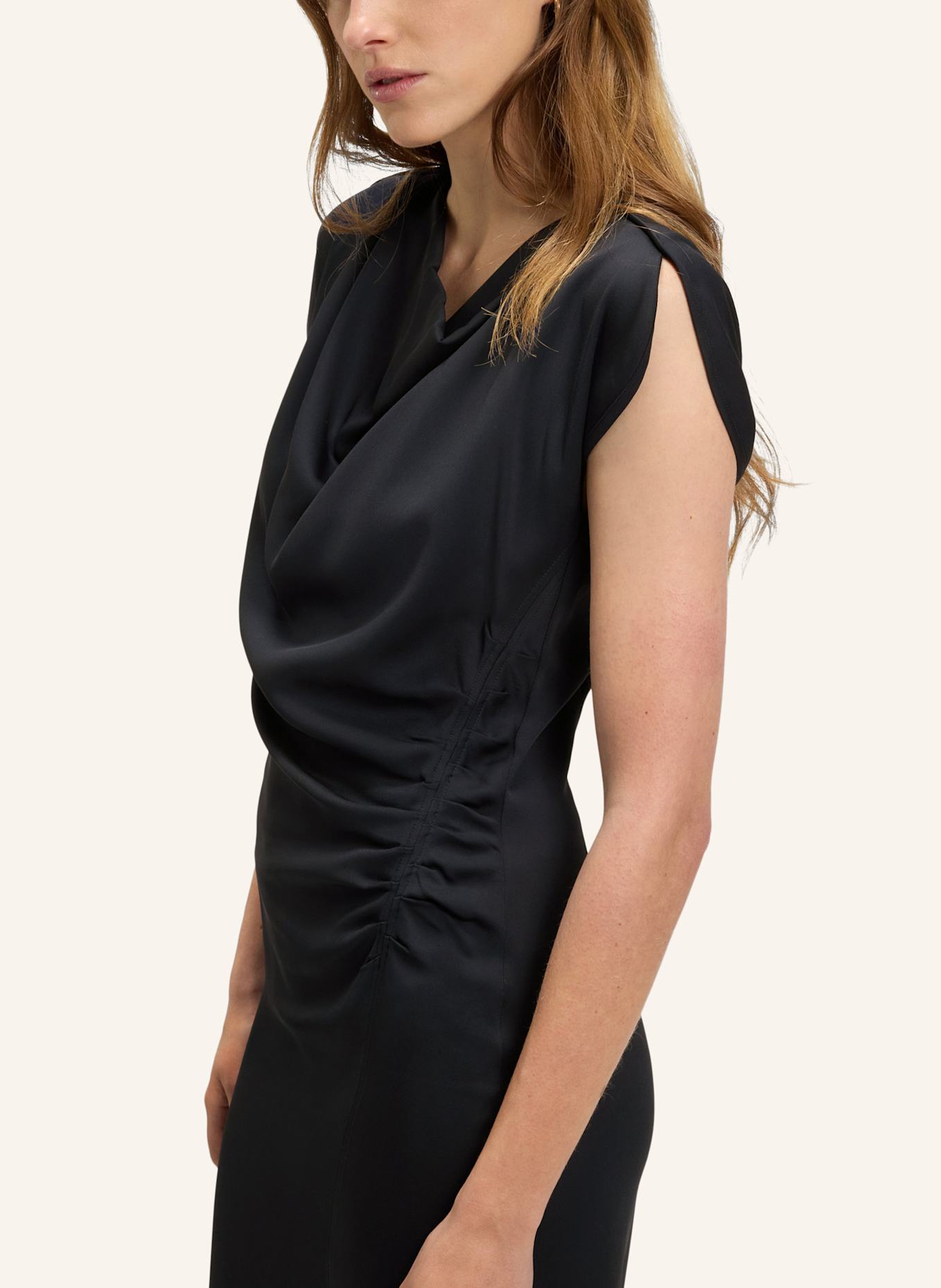 BOSS Business Kleid DEVANIA Slim Fit: DUNKELBLAU