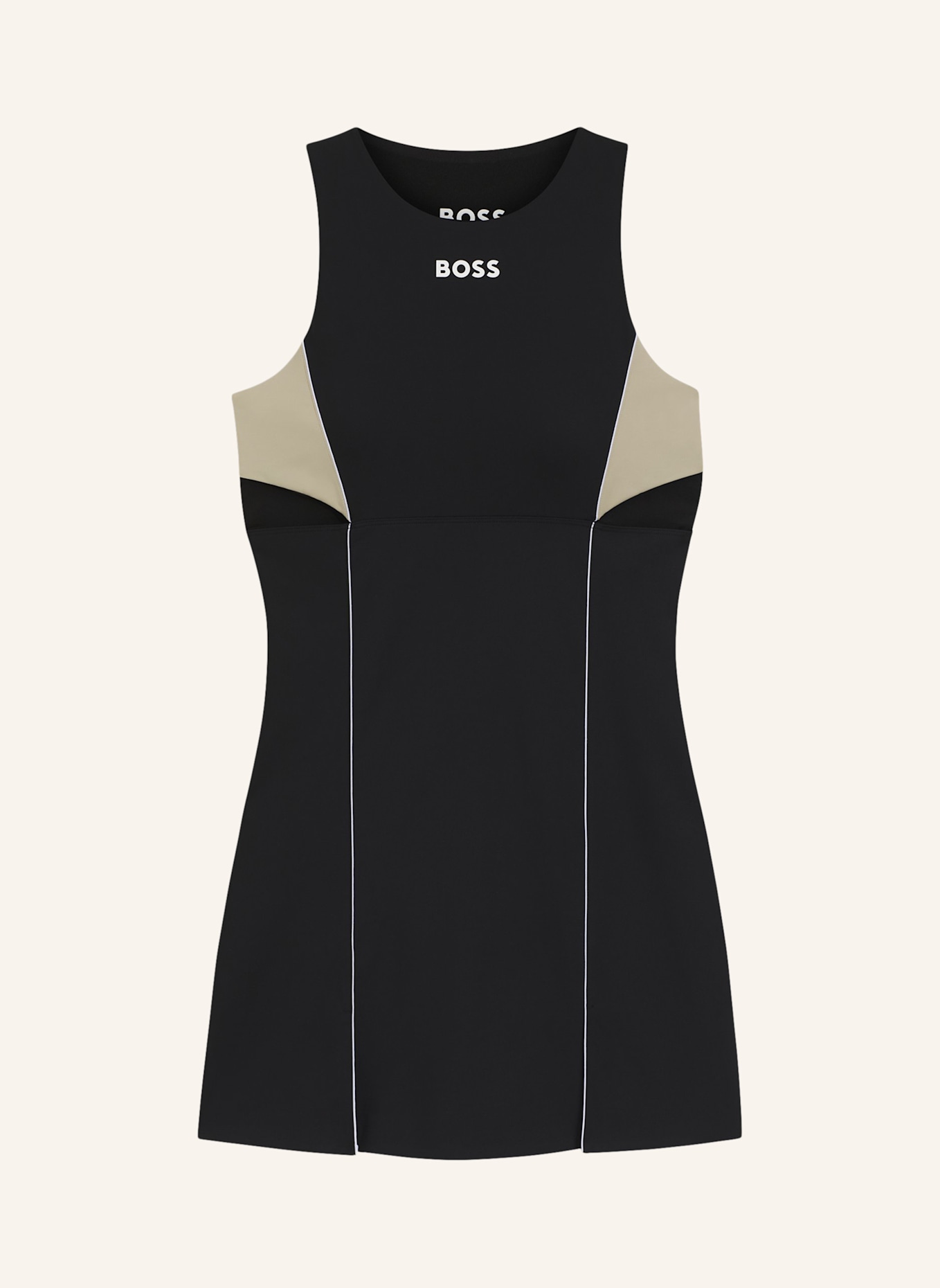 BOSS Jersey-Kleid EMATCH Slim Fit: SCHWARZ