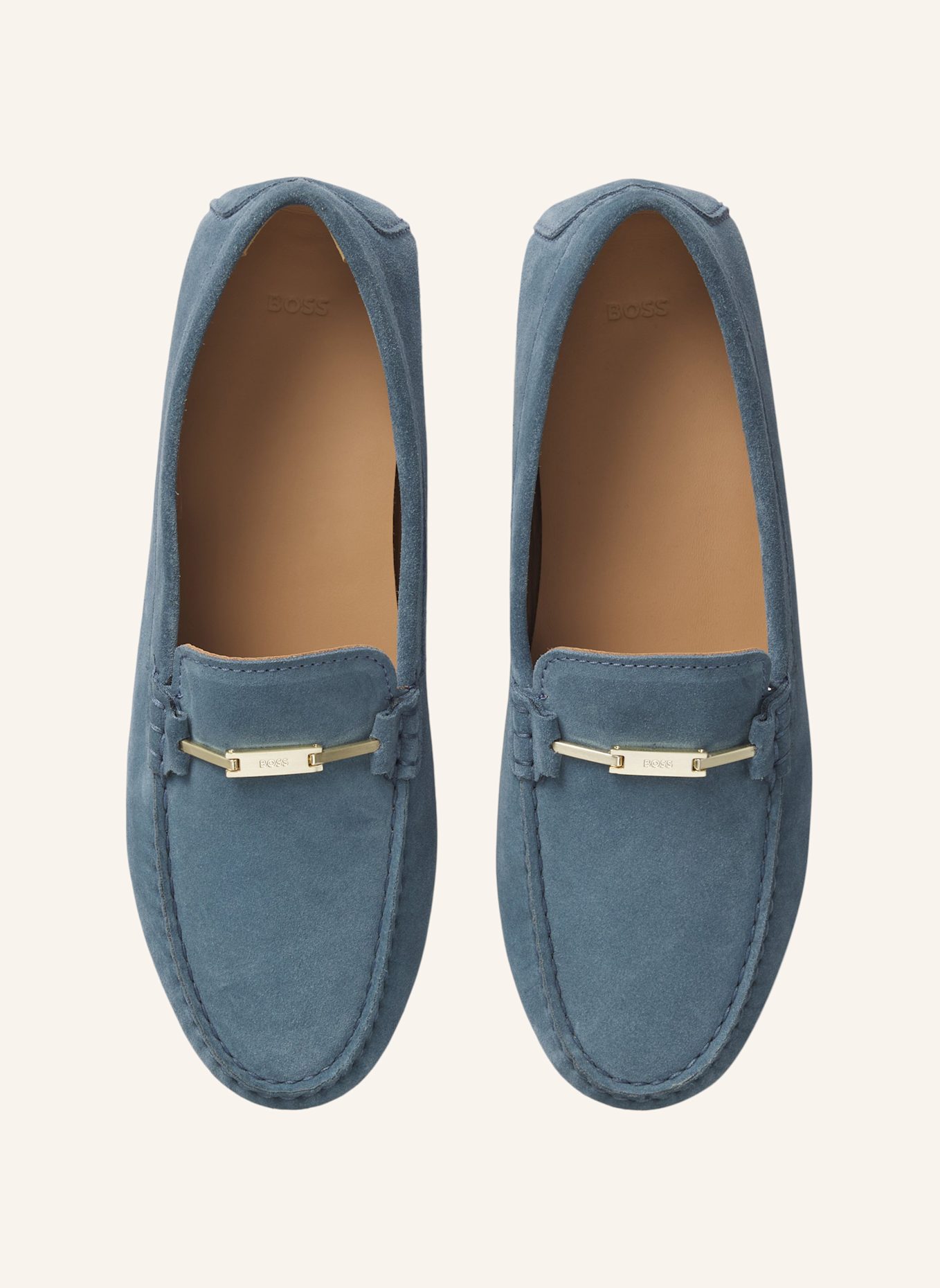 BOSS Flacher Schuh ROXANNE_DRIVER_SDHB: HELLBLAU/ BLAU