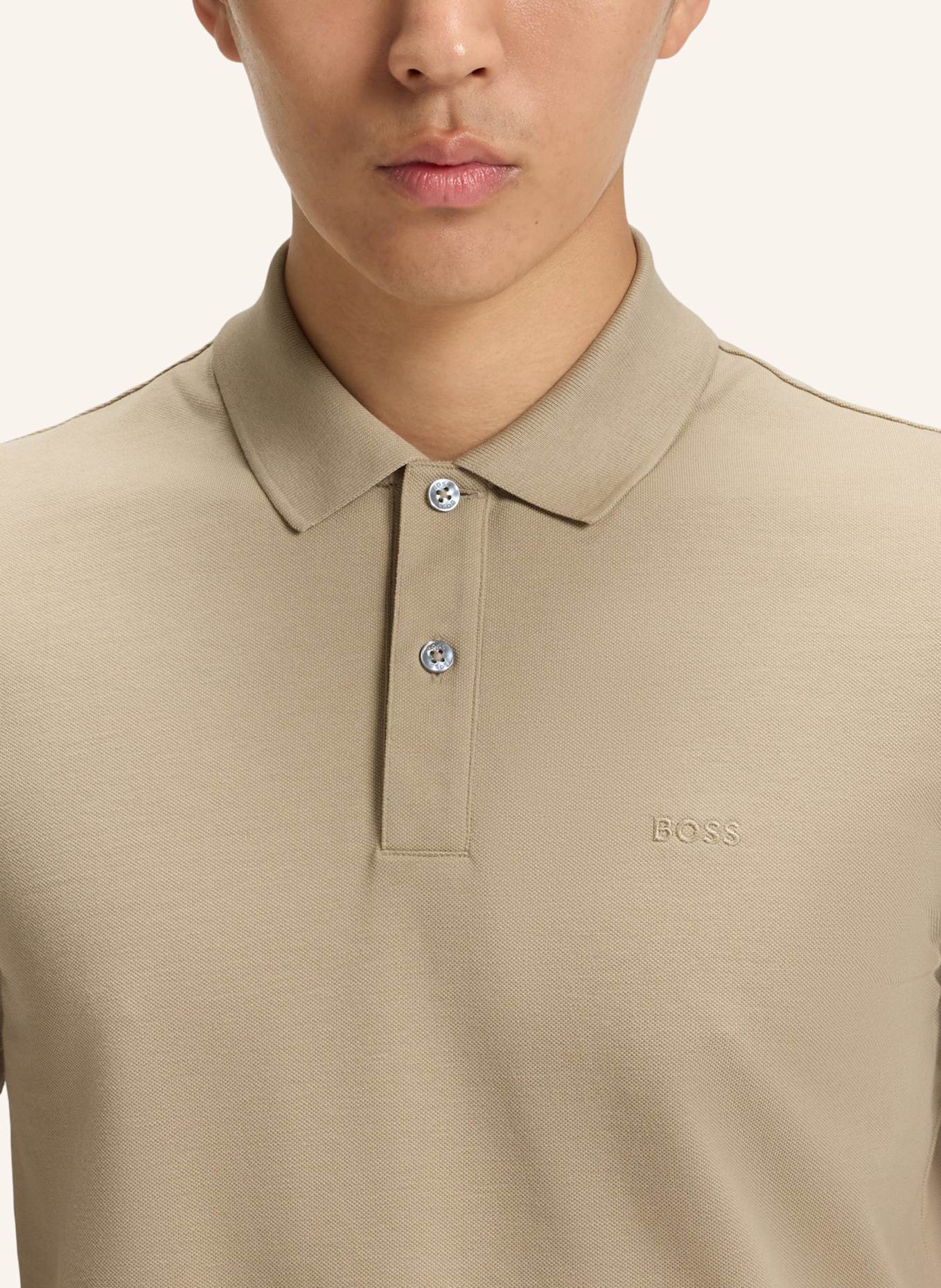 BOSS Poloshirt PALLAS Regular Fit: KHAKI