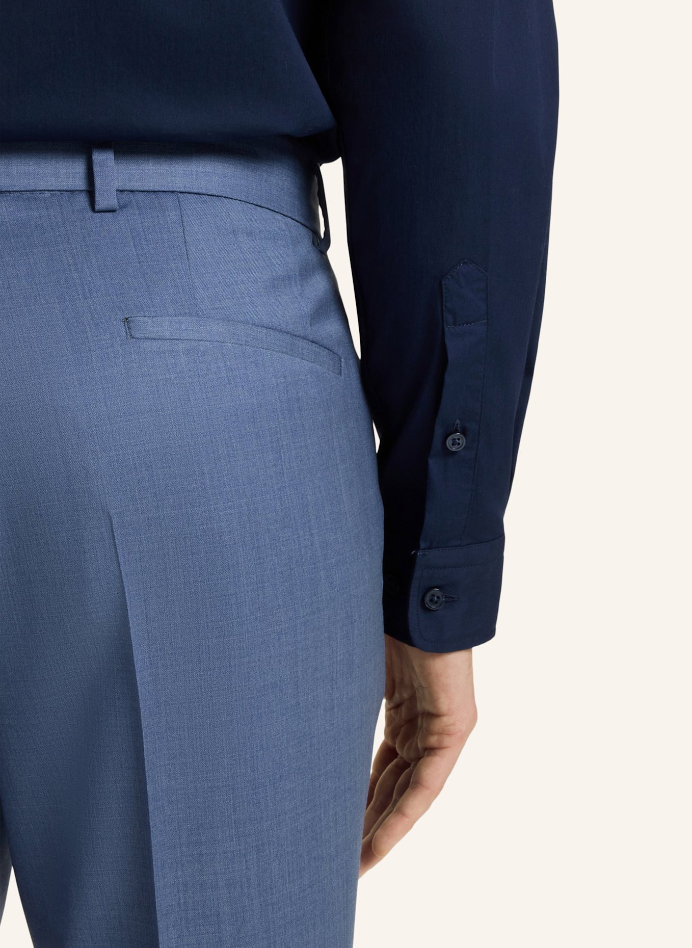 BOSS Business Hose H-GENIUS-B1 Slim Fit: HELLBLAU
