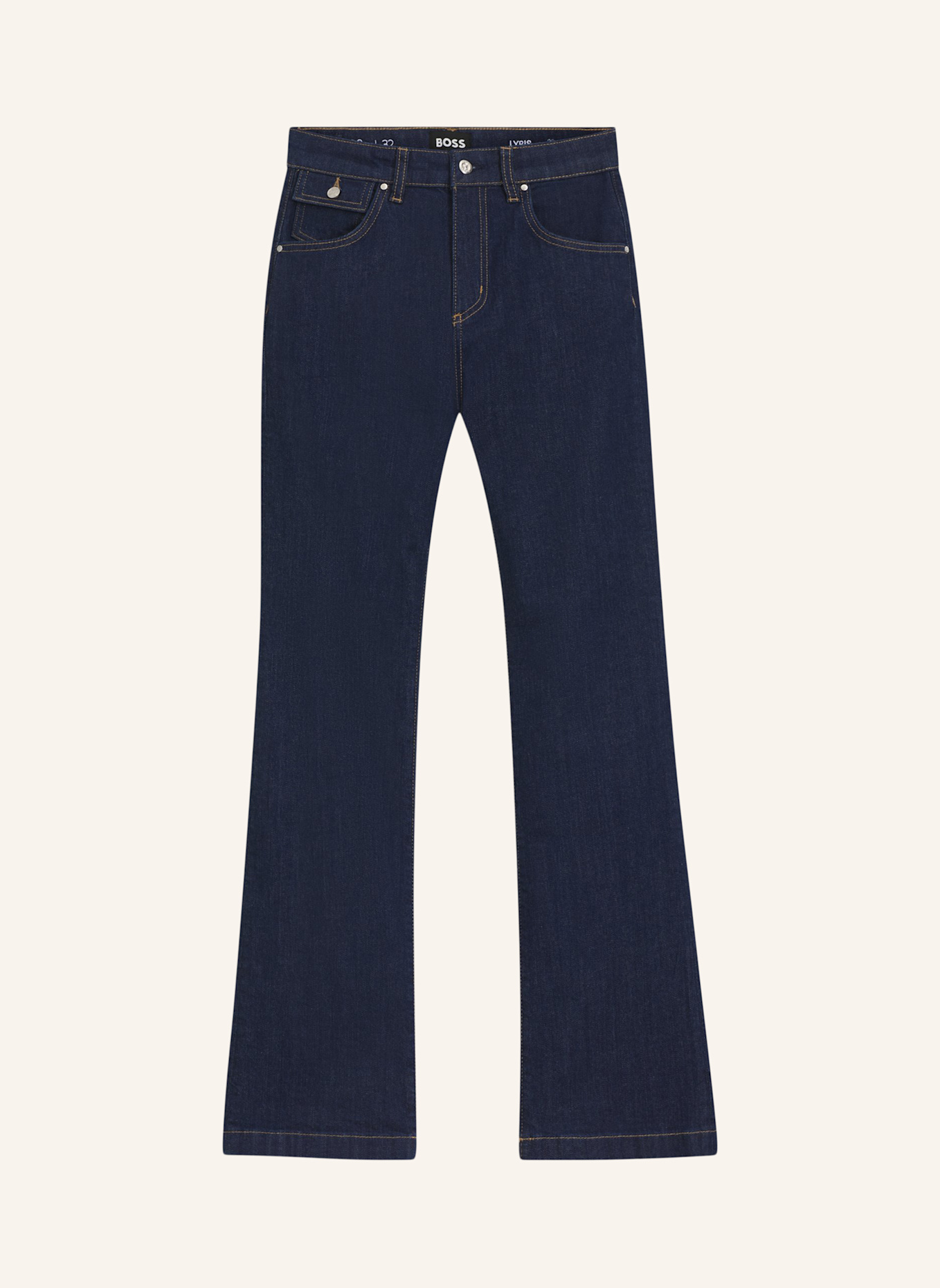 BOSS Jeans LYRIS-BOOTCUT Wide Leg Fit: DUNKELBLAU