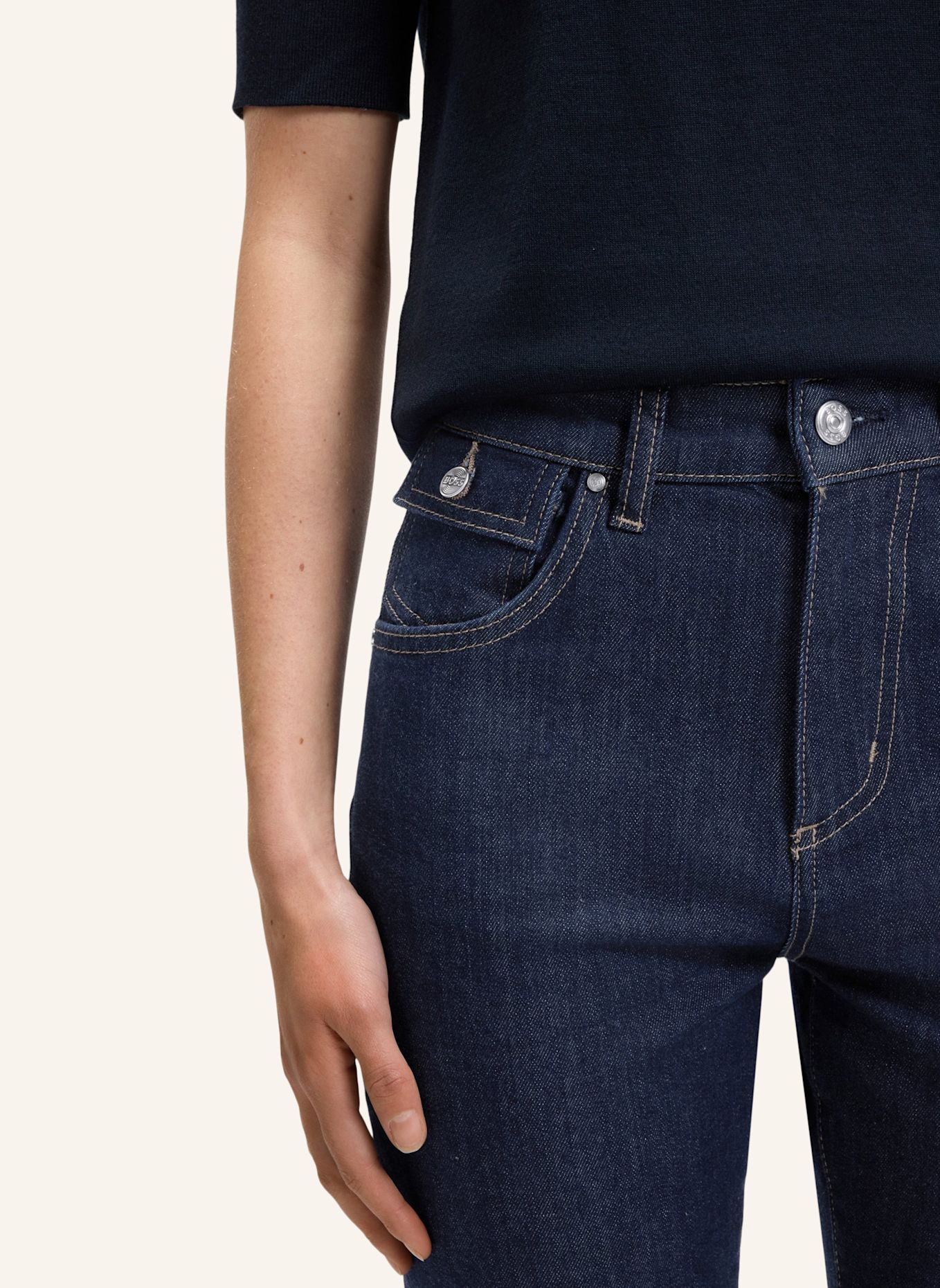 BOSS Jeans LYRIS-BOOTCUT Wide Leg Fit: DUNKELBLAU