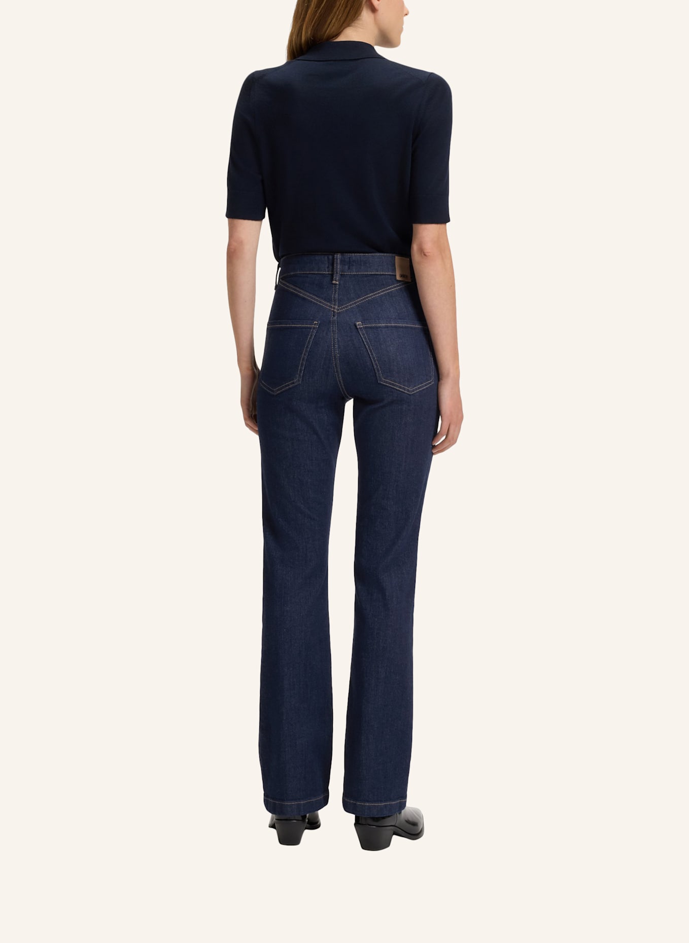 BOSS Jeans LYRIS-BOOTCUT Wide Leg Fit: DUNKELBLAU