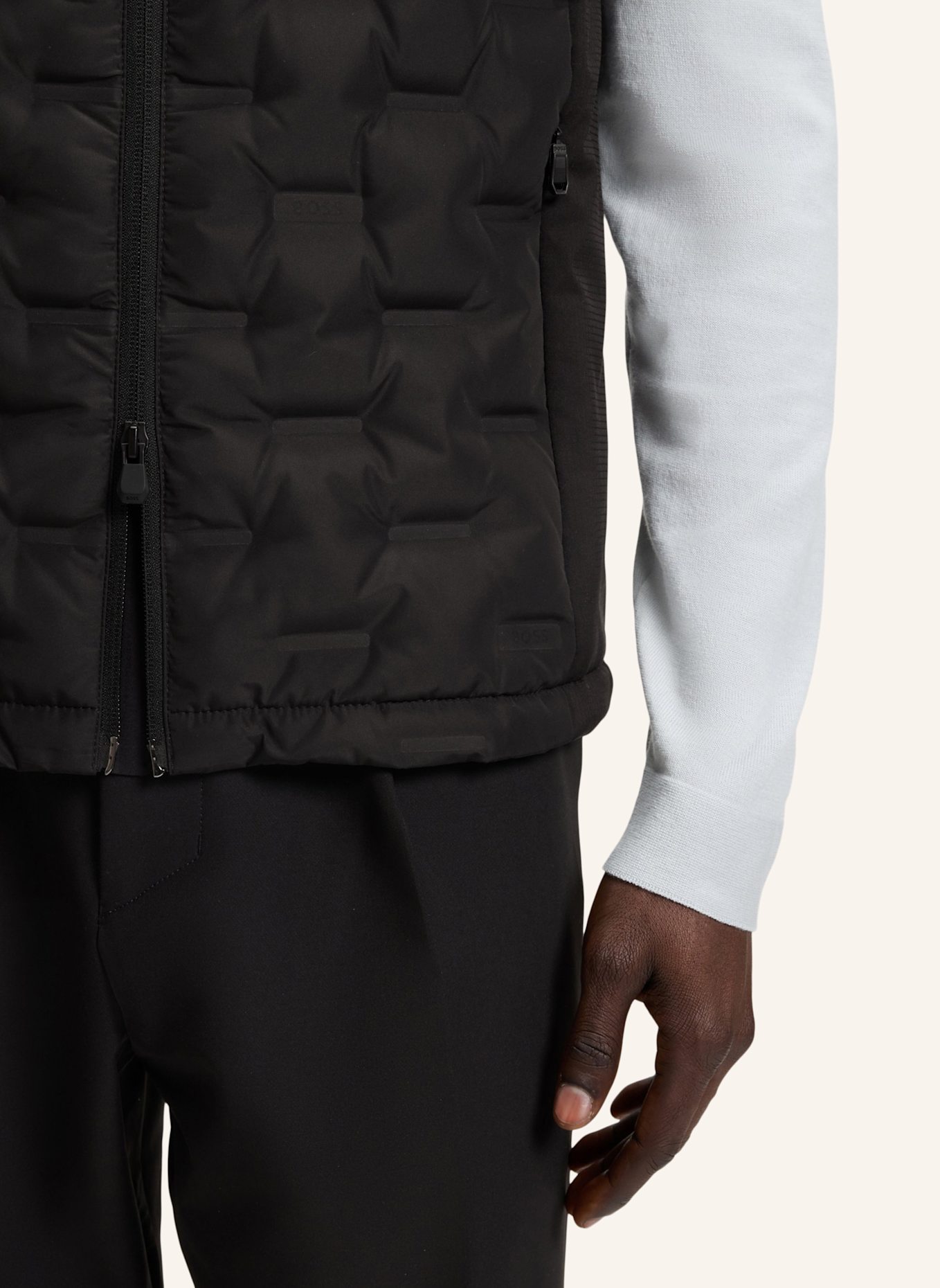 BOSS Daunenjacke V_T-DOWN VEST: SCHWARZ