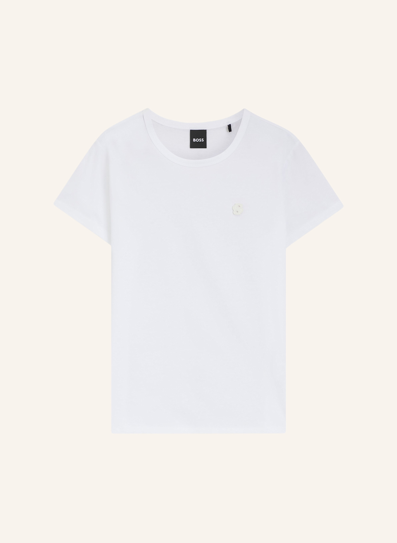 BOSS T-Shirt EVENTSA8 Slim Fit: WEISS