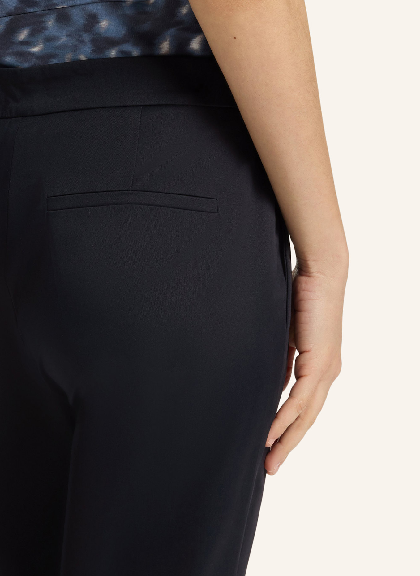 BOSS Business Hose TAPRIA-CROP1 Slim Fit: DUNKELBLAU