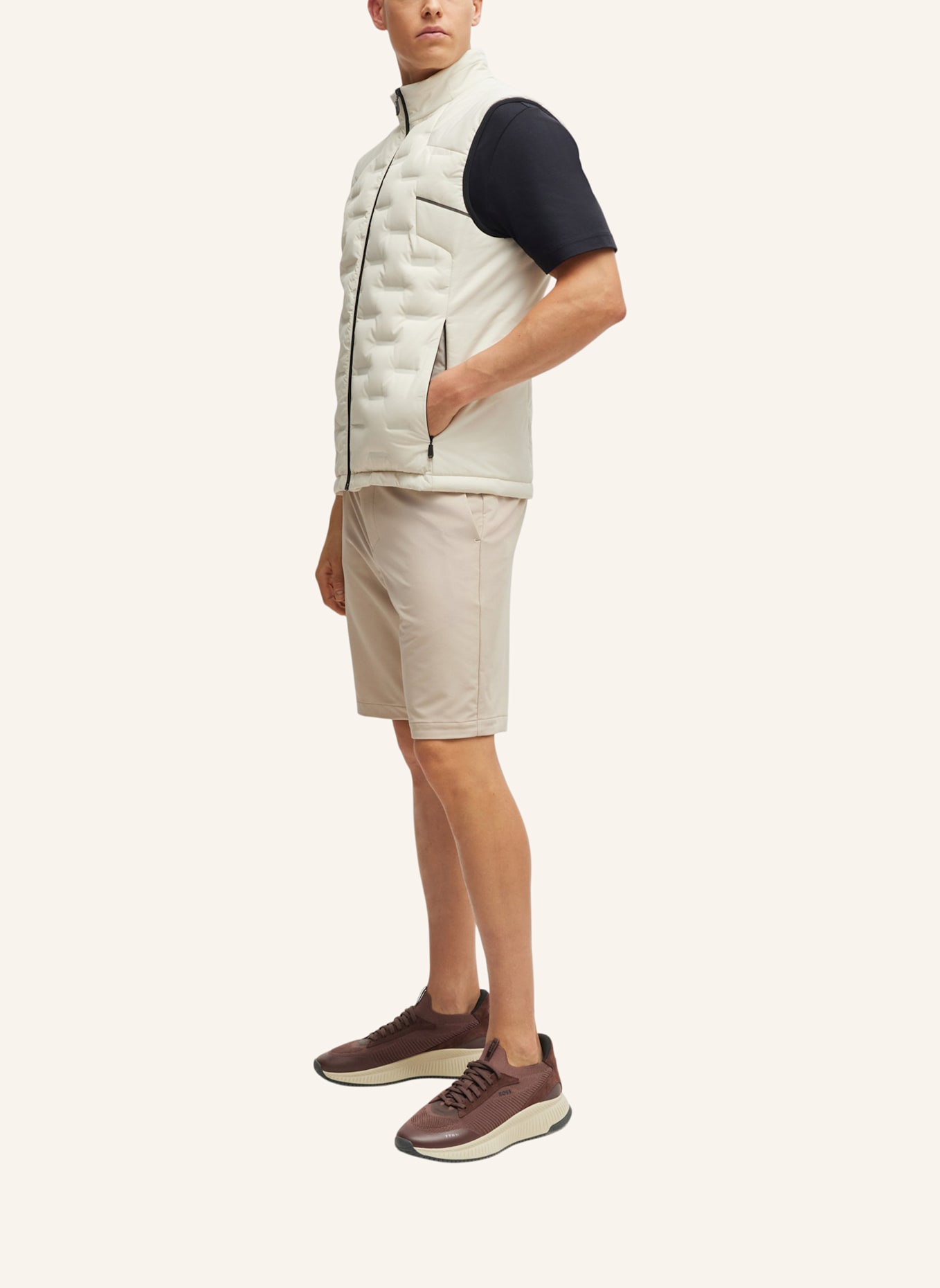 BOSS Sneaker TTNM EVO_SLON_KNRSD: DUNKELROT