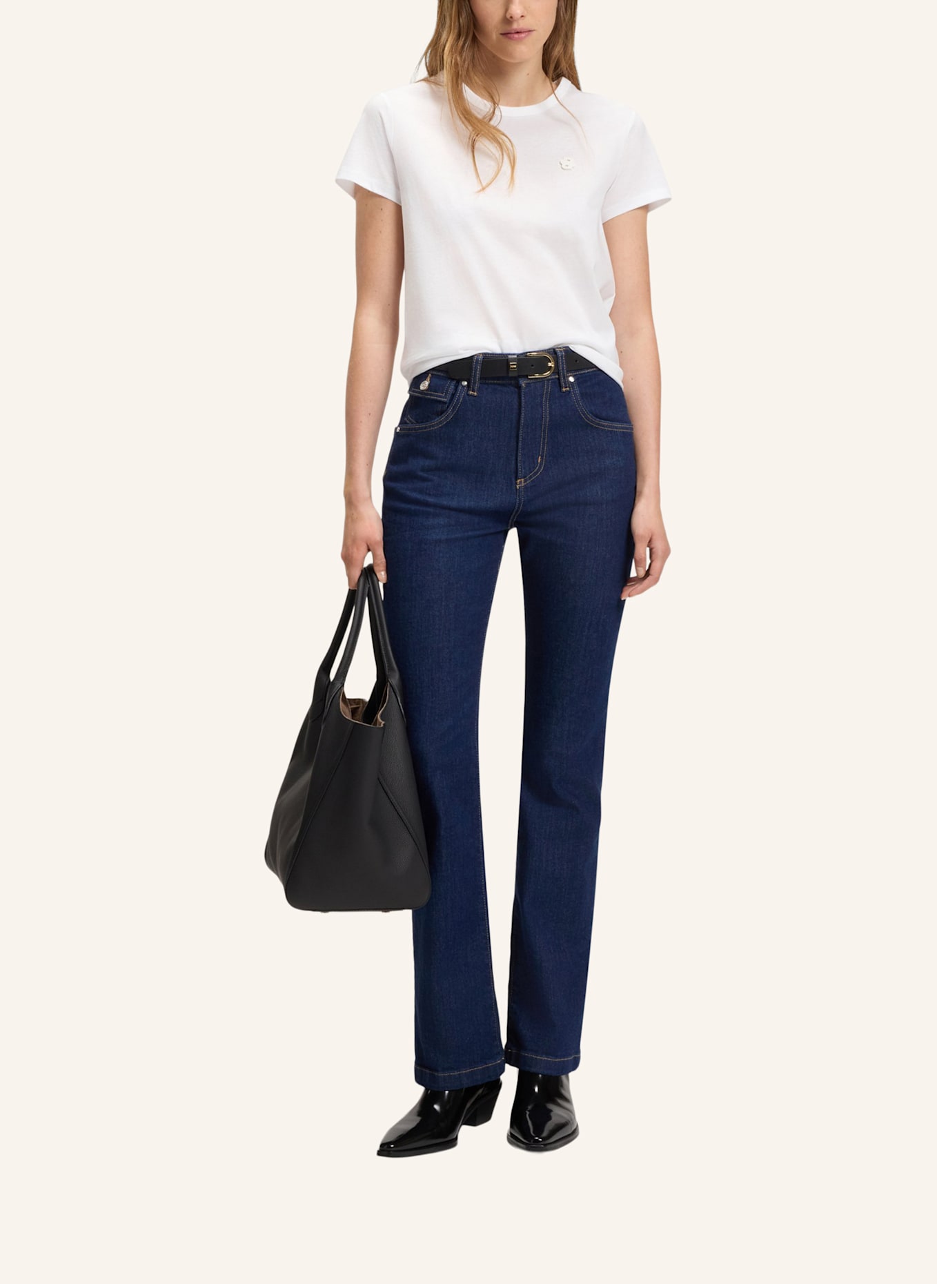 BOSS T-Shirt EVENTSA8 Slim Fit: WEISS