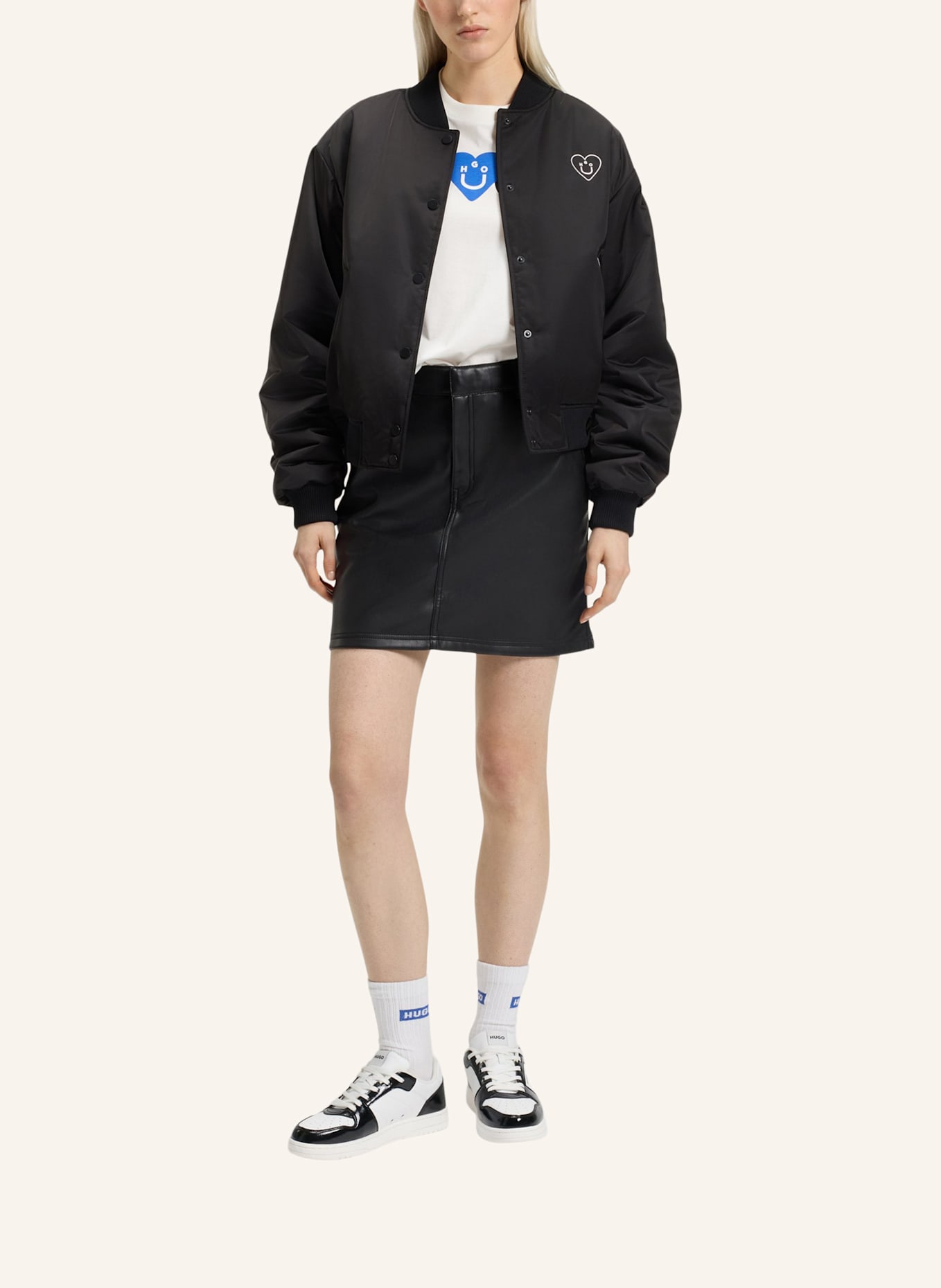 HUGO Turnschuh HADRIAN_TENN_NPKBPL: WEISS