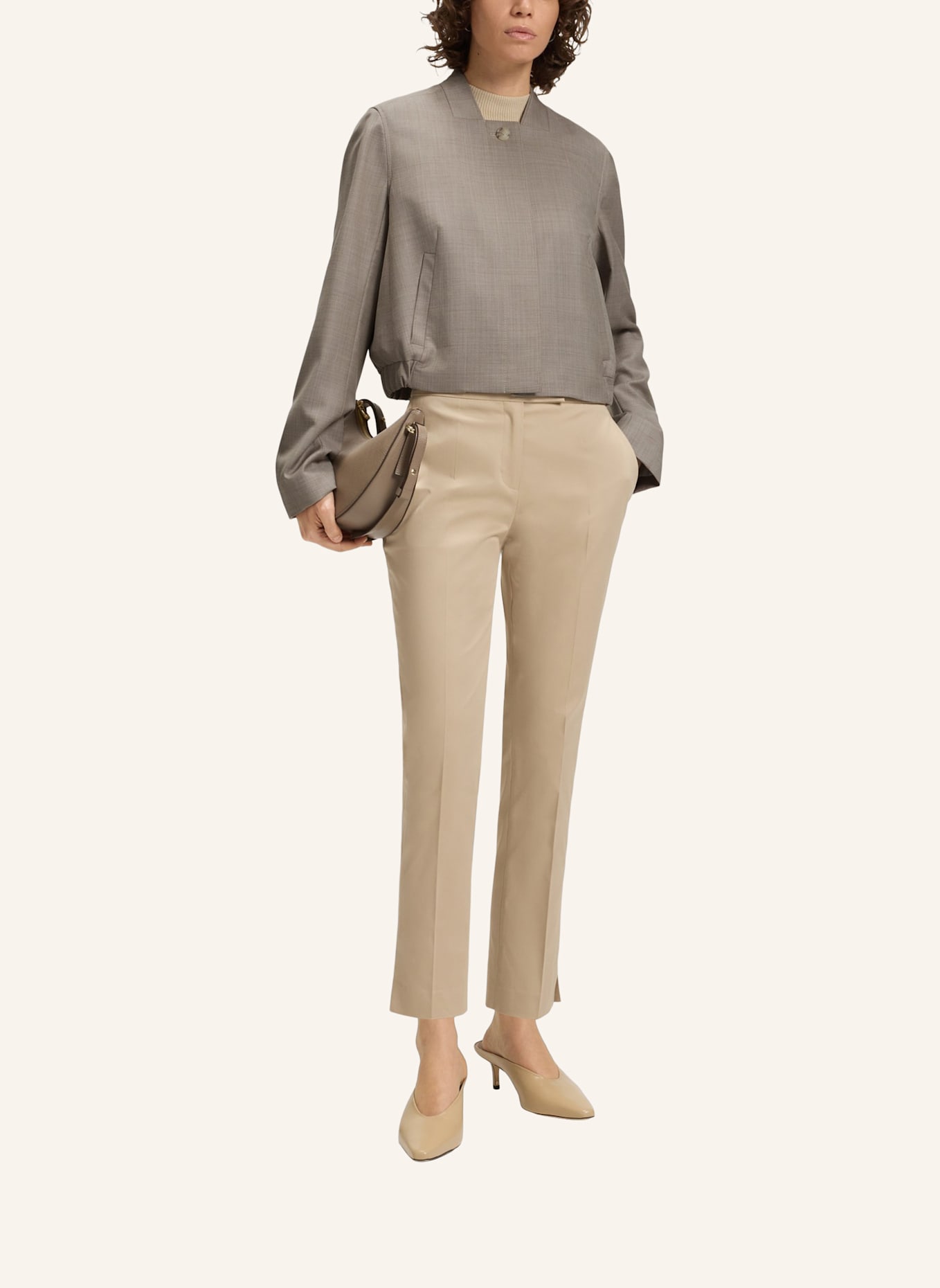 BOSS Blazer JETOSAL Regular Fit: BEIGE