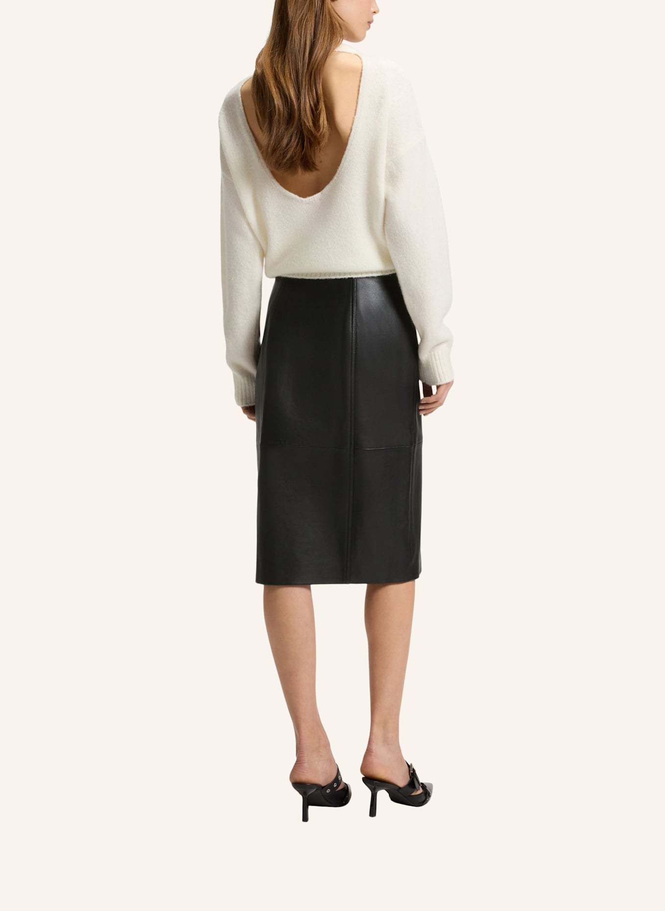 HUGO Casual Rock LEOMIRA Regular Fit: SCHWARZ