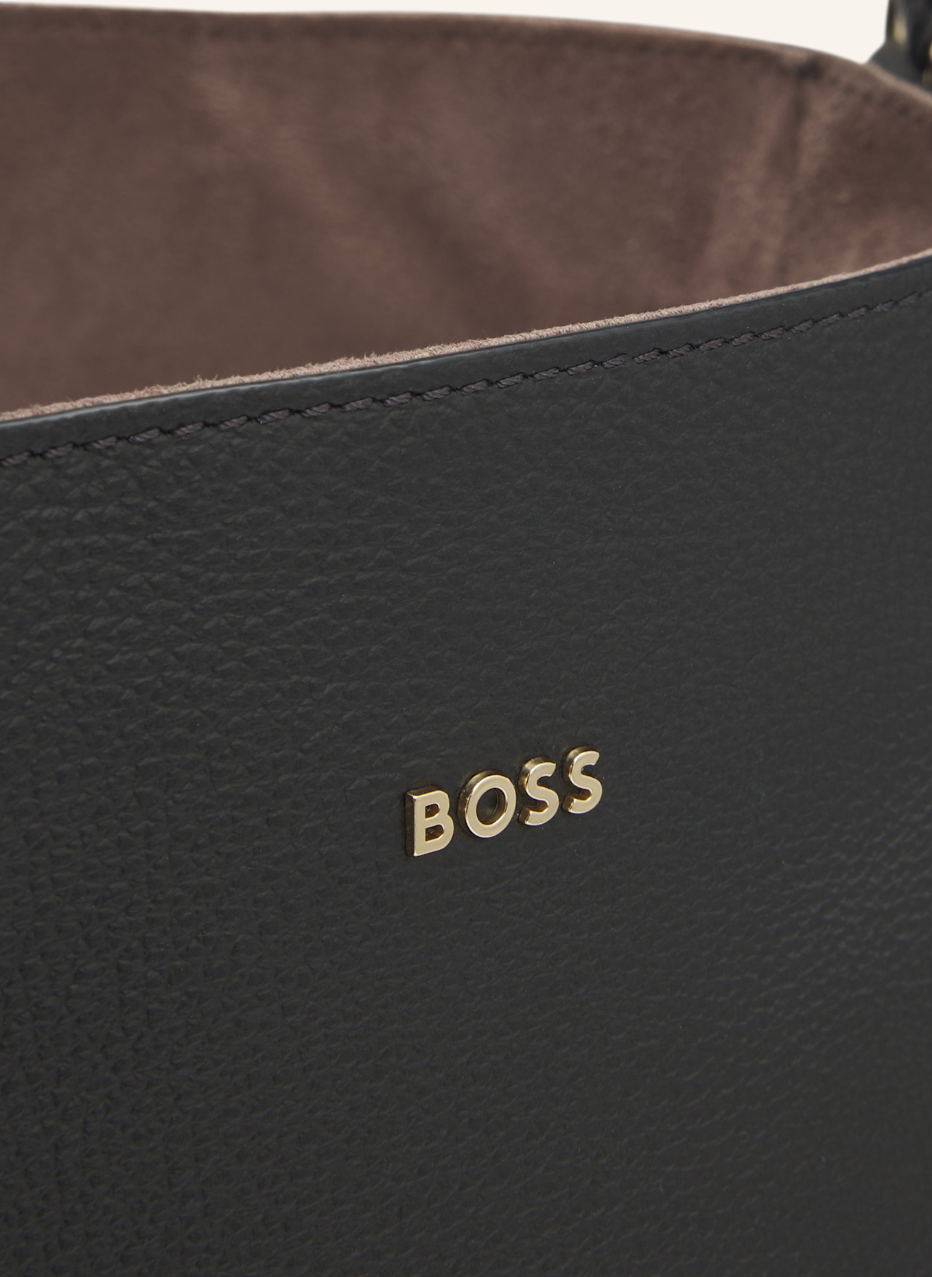 BOSS Umhängetasche LENAH BUCKET: SCHWARZ
