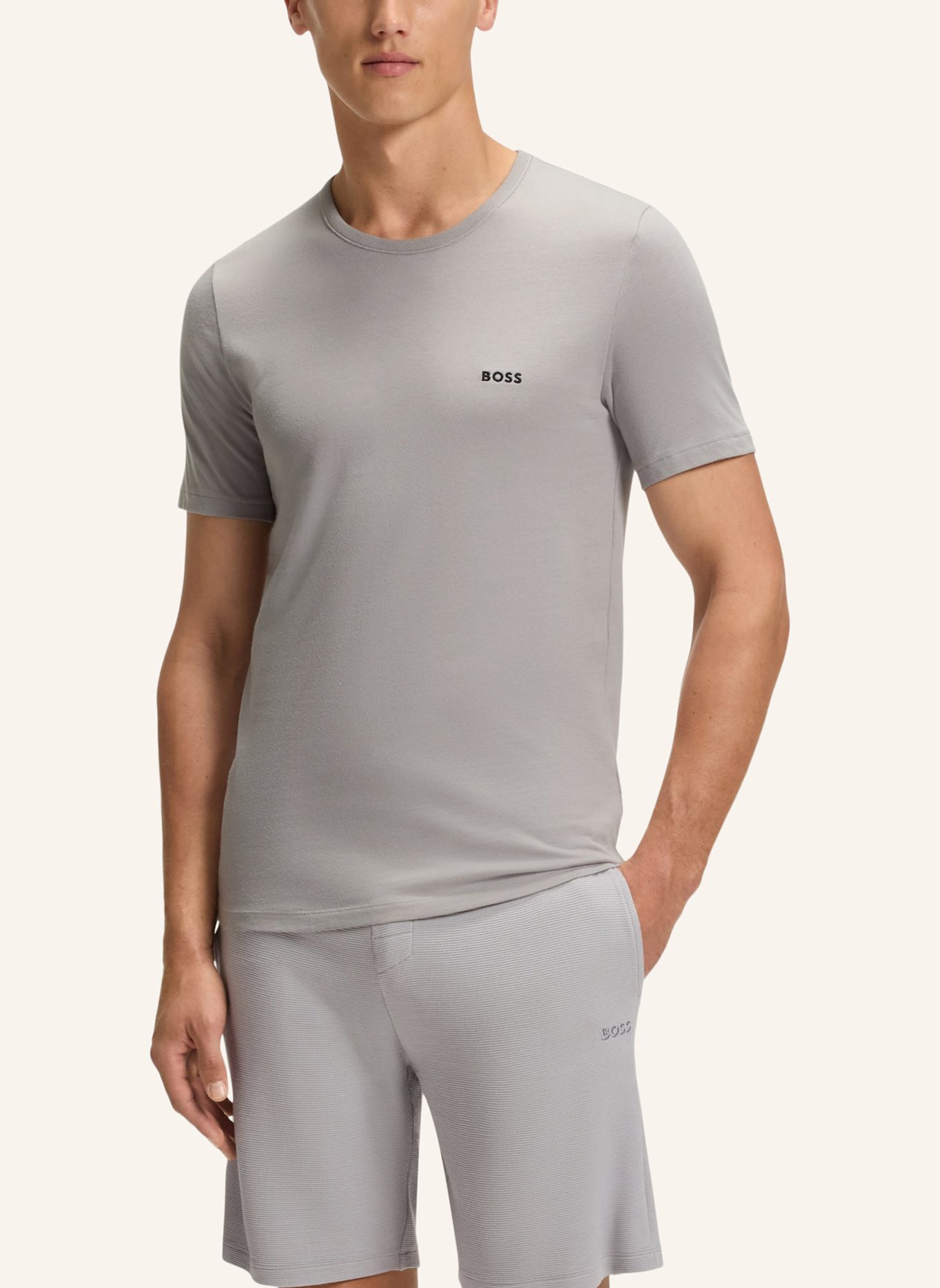 BOSS Unterwäsche Top TSHIRTRN 3P CLASSIC Regular Fit: WEISS