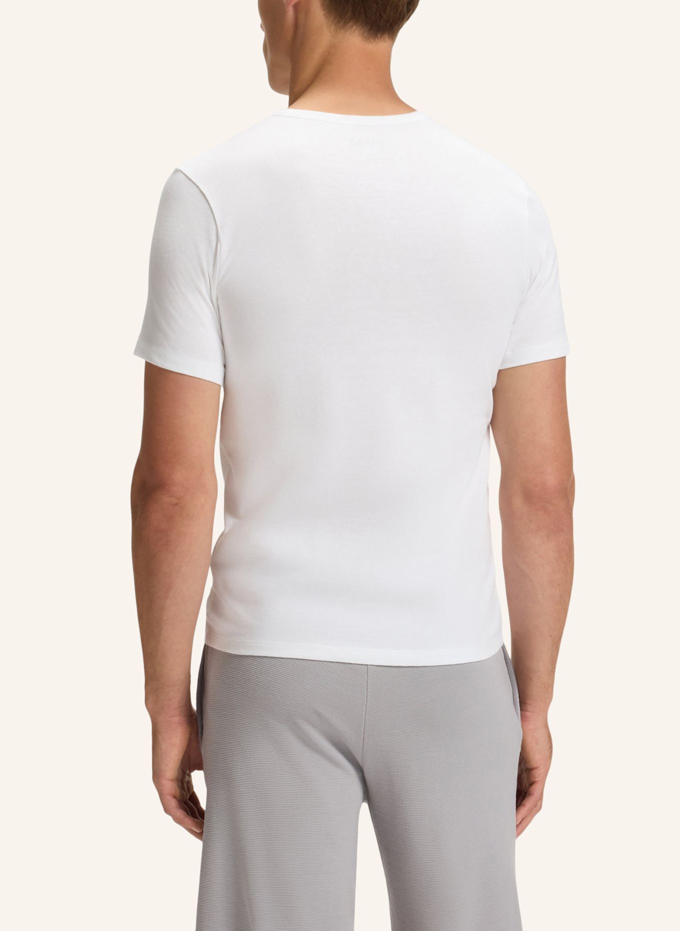 BOSS Unterwäsche Top TSHIRTRN 3P CLASSIC Regular Fit: WEISS