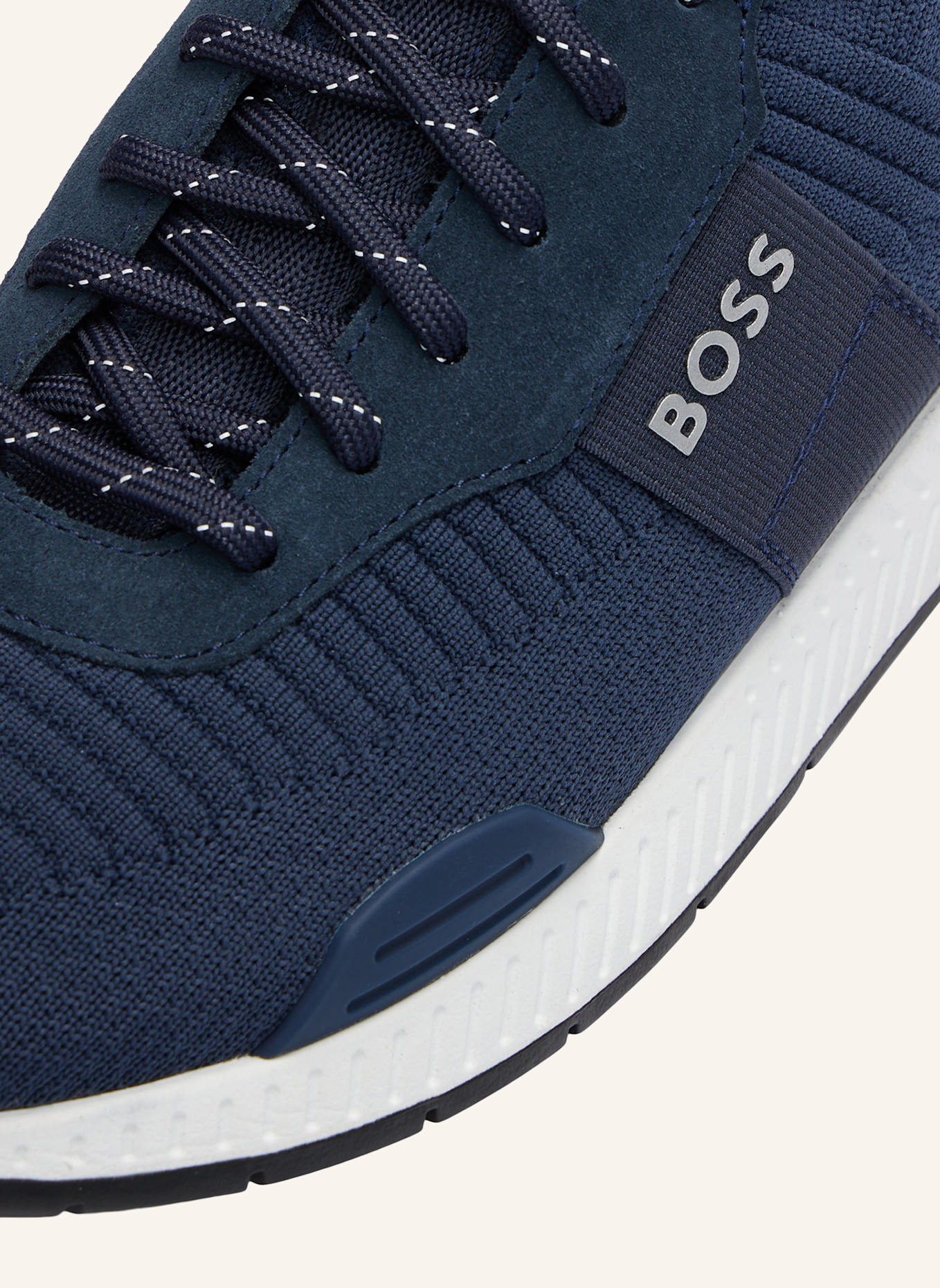 BOSS Sneaker TITANIUM_RUNN_KNST_N: DUNKELBLAU
