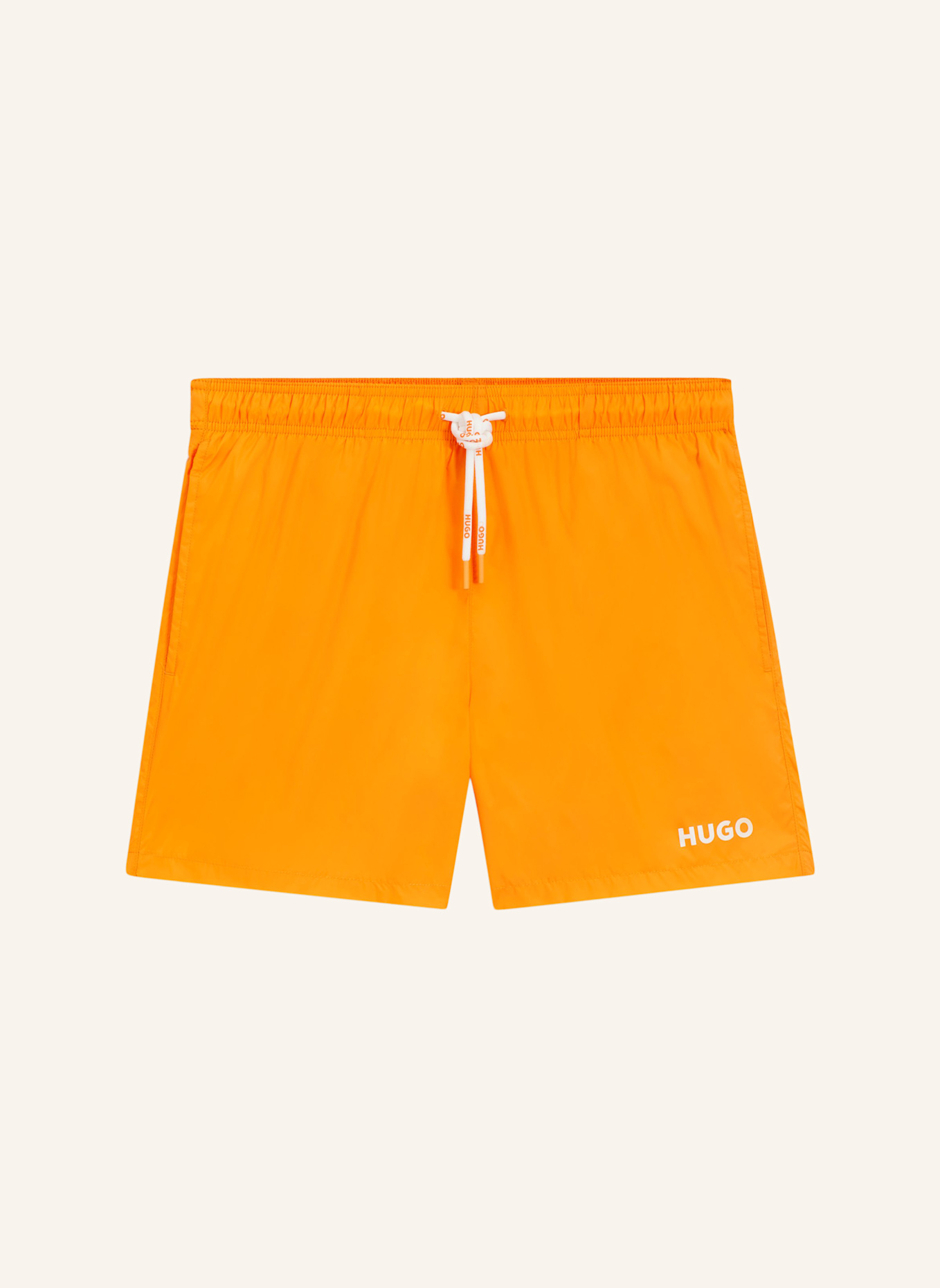HUGO Badeshorts HAITI: ORANGE