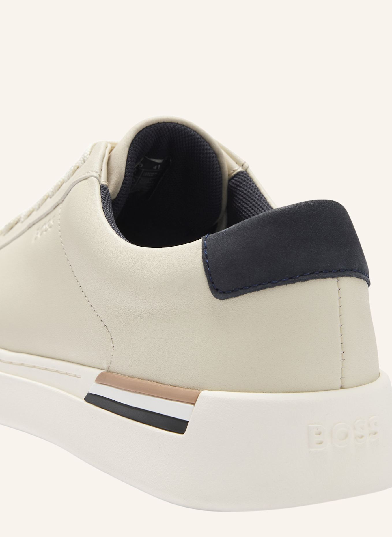 BOSS Sneaker CLINT_TENN_LTNUN: WEISS