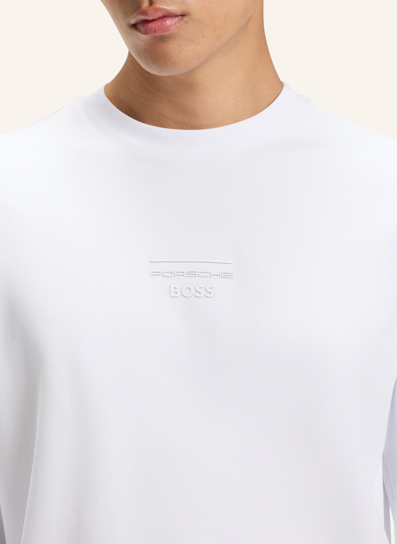 BOSS Sweatshirt C-SOLERI 71_PS Relaxed Fit: WEISS