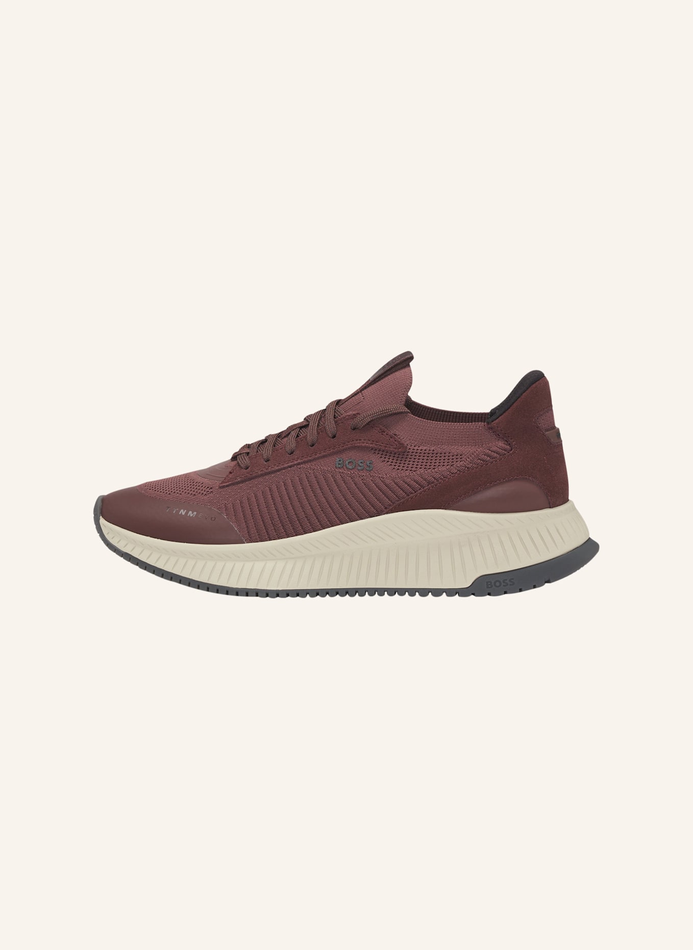 BOSS Sneaker TTNM EVO_SLON_KNRSD: DUNKELROT