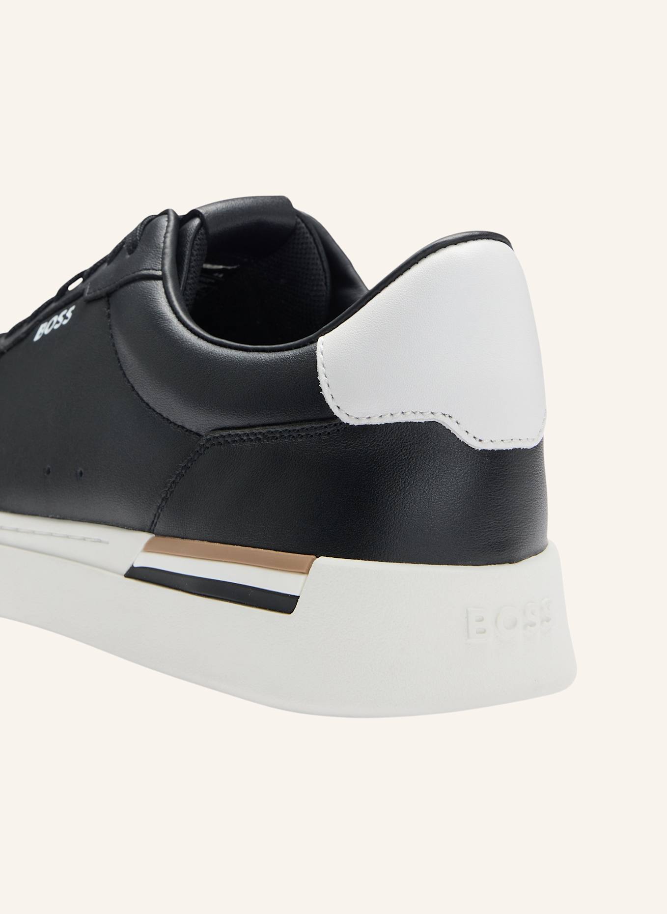 BOSS Sneaker CLINT_TENN_LTVPN: SCHWARZ