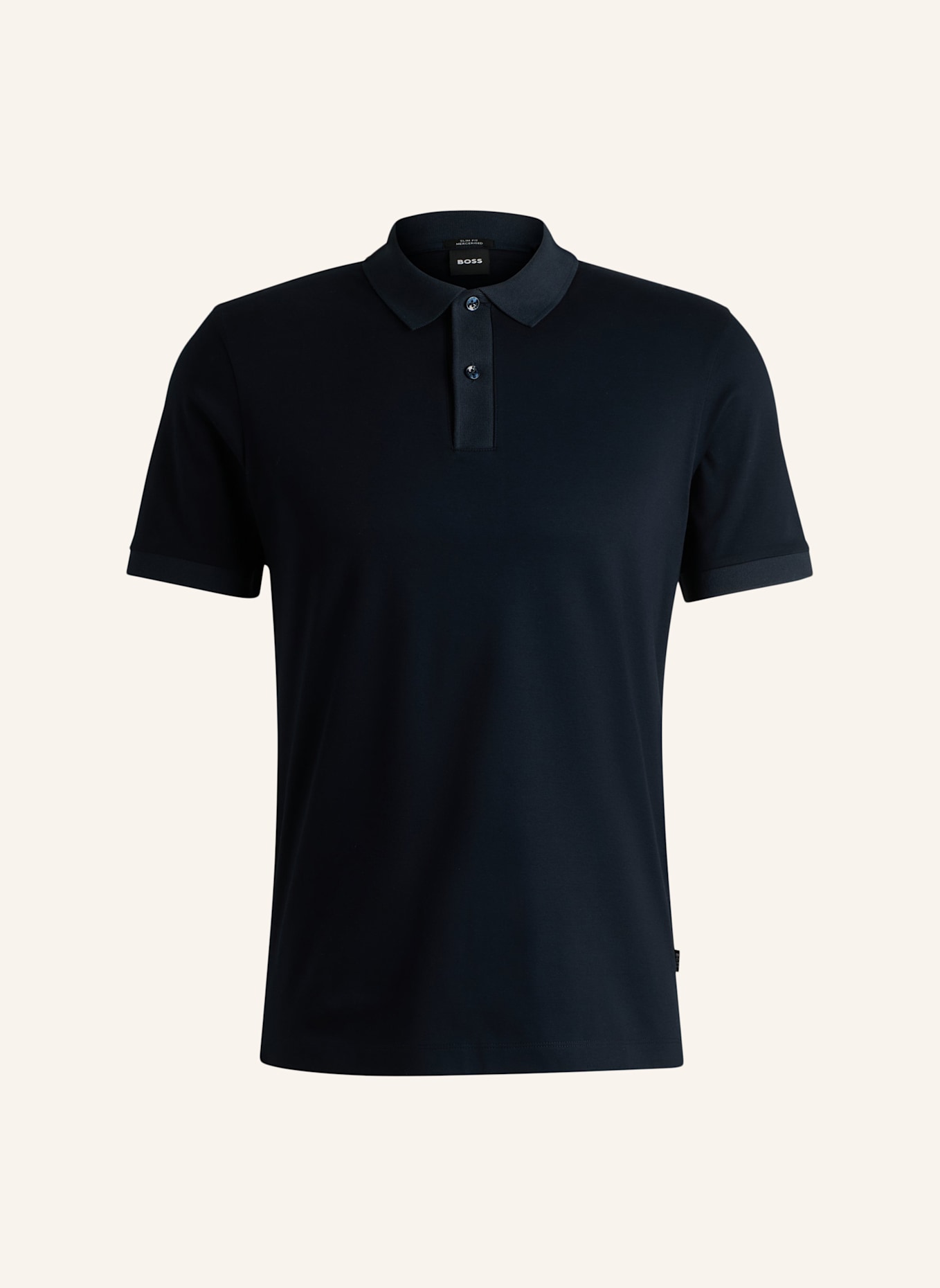 BOSS Poloshirt H-PHILLIPSON 199 Slim Fit: DUNKELBLAU