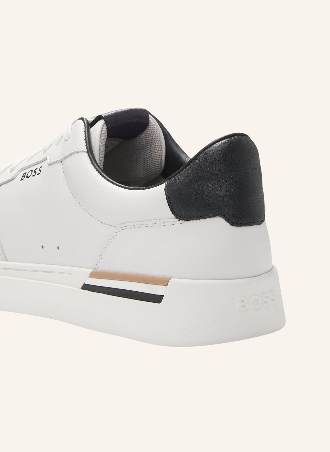 BOSS Sneaker CLINT_TENN_LTVPN: WEISS