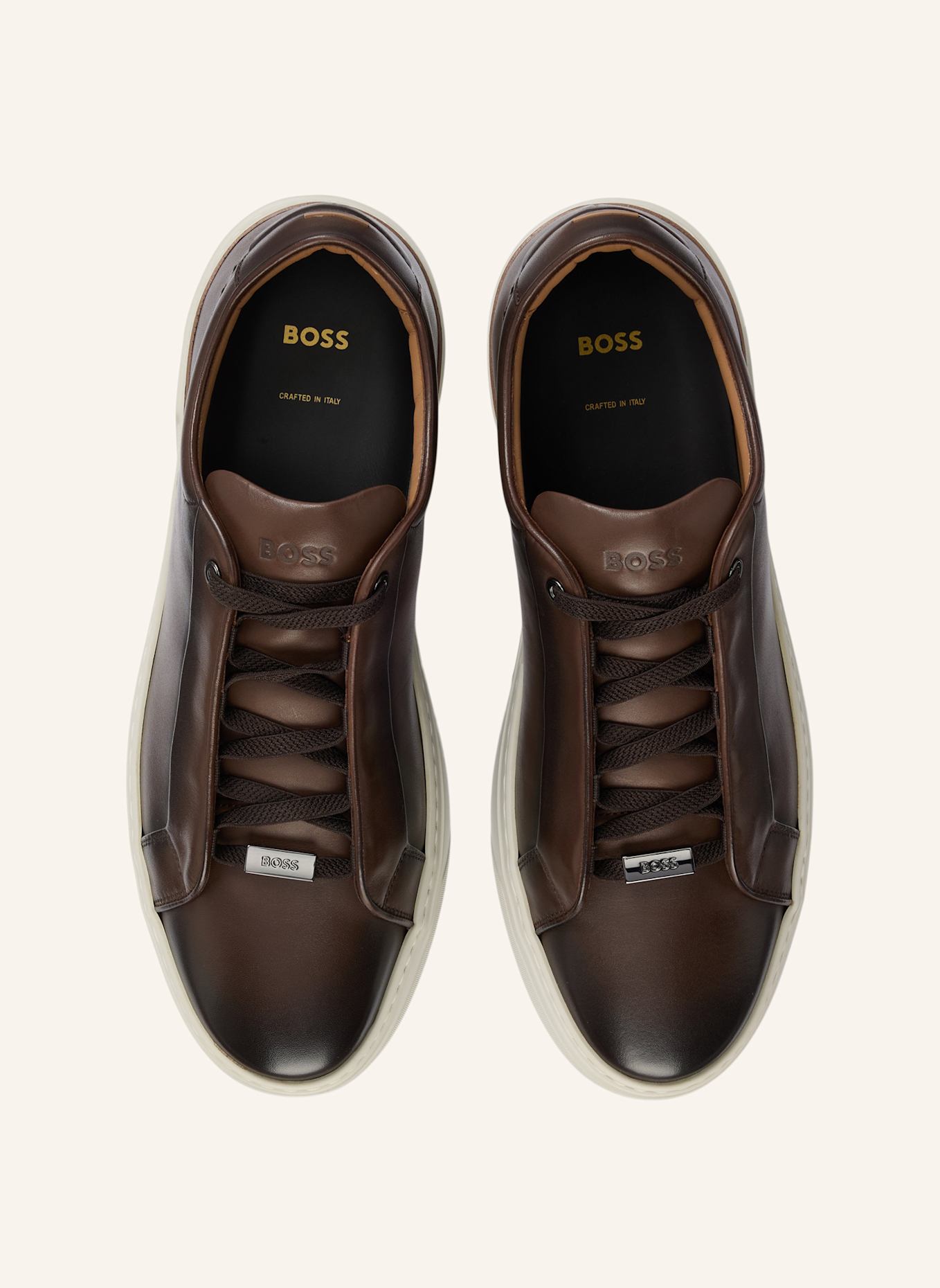 BOSS Sneaker GARY_TENN_BUAMF: DUNKELBRAUN