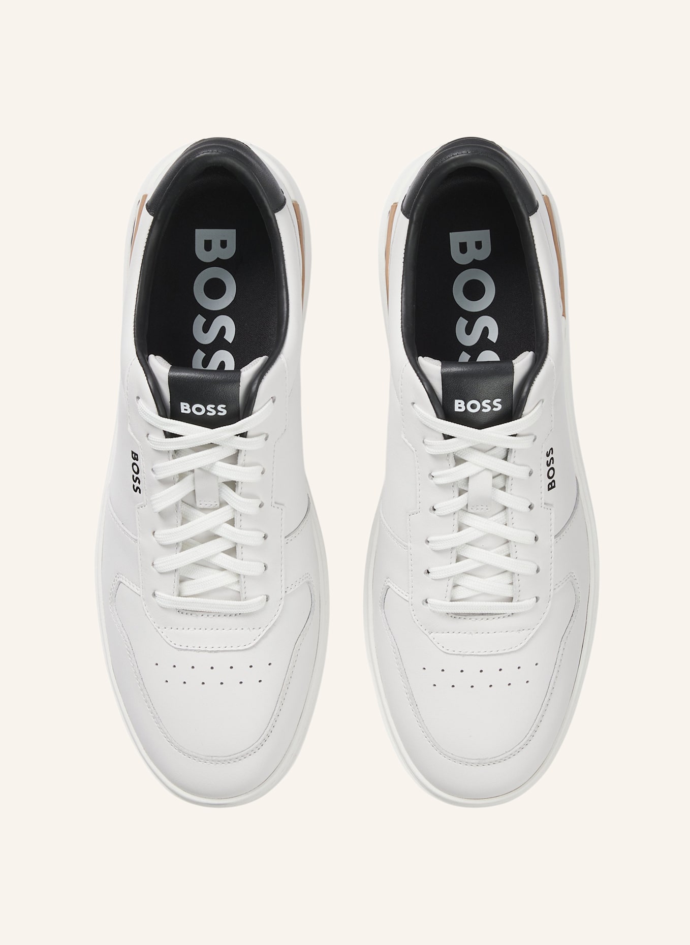 BOSS Sneaker CLINT_TENN_LTVPN: WEISS