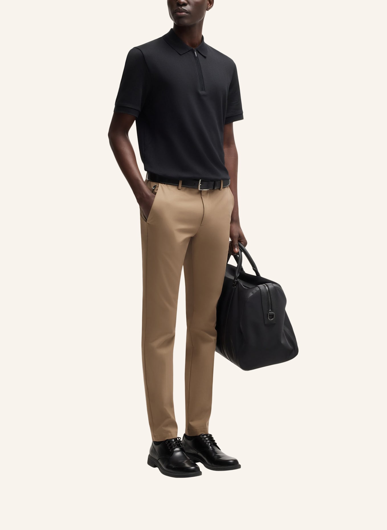 BOSS Casual Hose KAITO1_T Slim Fit: HELLBRAUN