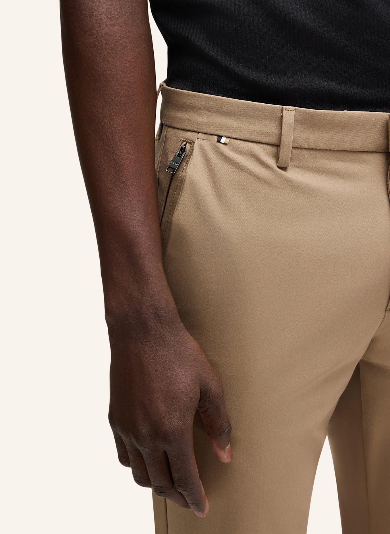 BOSS Casual Hose KAITO1_T Slim Fit: HELLBRAUN