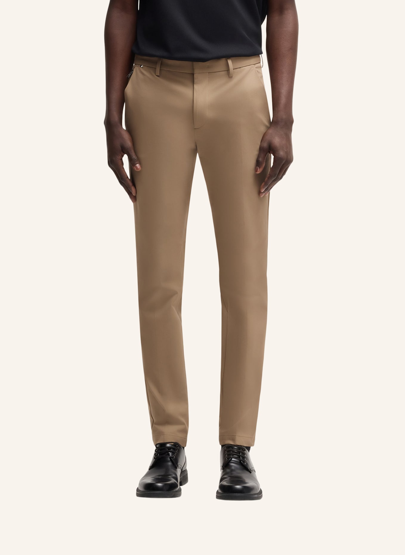 BOSS Casual Hose KAITO1_T Slim Fit: HELLBRAUN