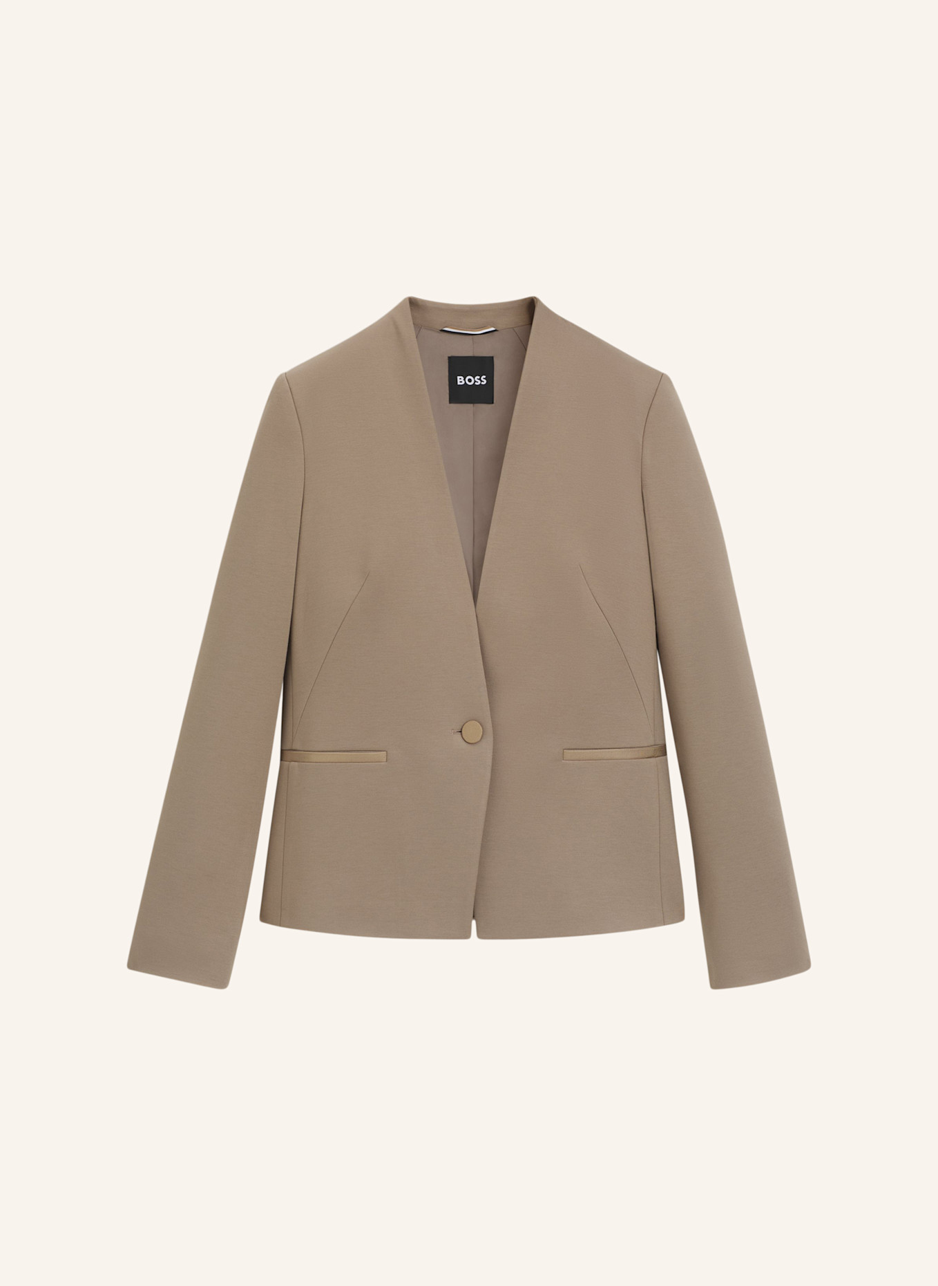 BOSS Blazer JEMMA1 Regular Fit: BRAUN