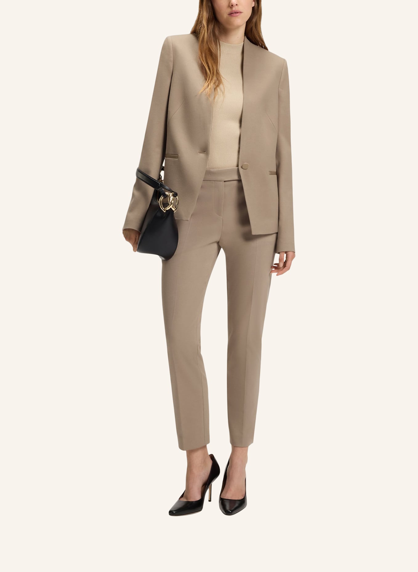 BOSS Blazer JEMMA1 Regular Fit: BRAUN