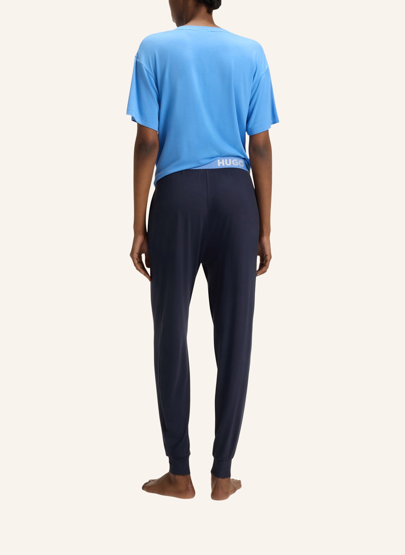 HUGO Pyjamas Unterteil UNITE_PANTS: DUNKELBLAU