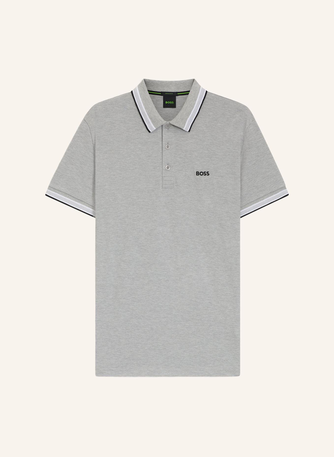 BOSS Poloshirt PADDY Regular Fit: SILBER