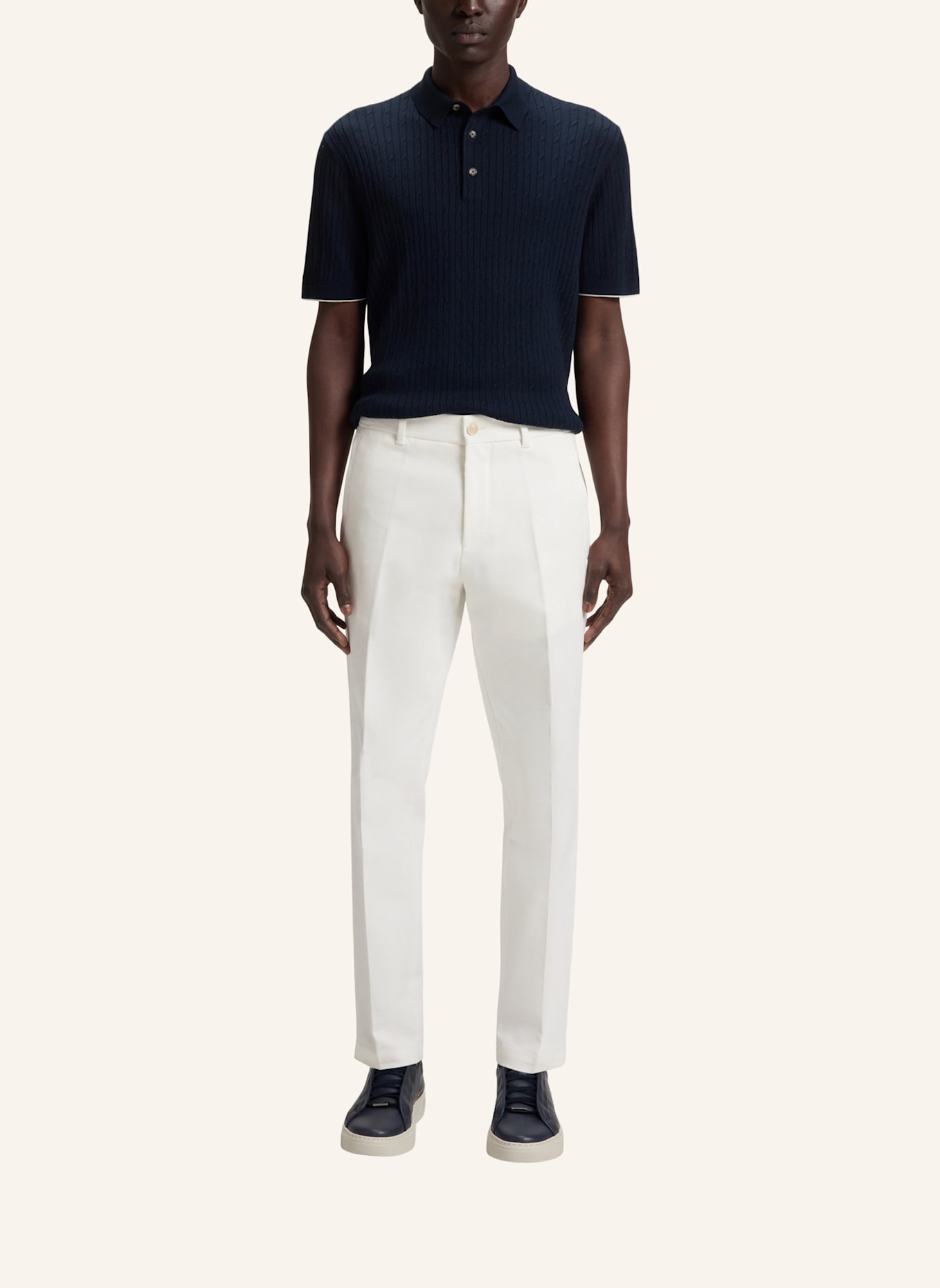 BOSS Pullover L-INCANTO Regular Fit: DUNKELBLAU