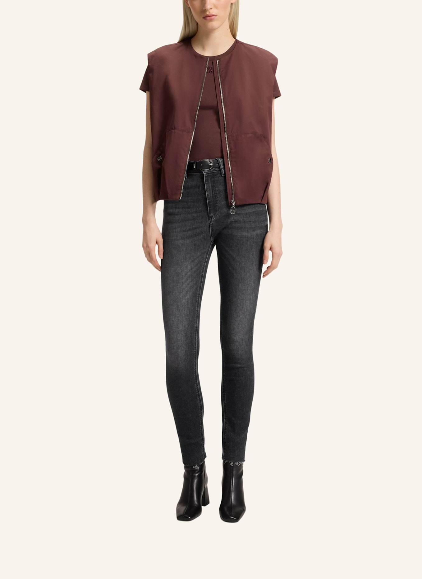 HUGO Jeans GIRALI_2 Skinny Fit: GRAU