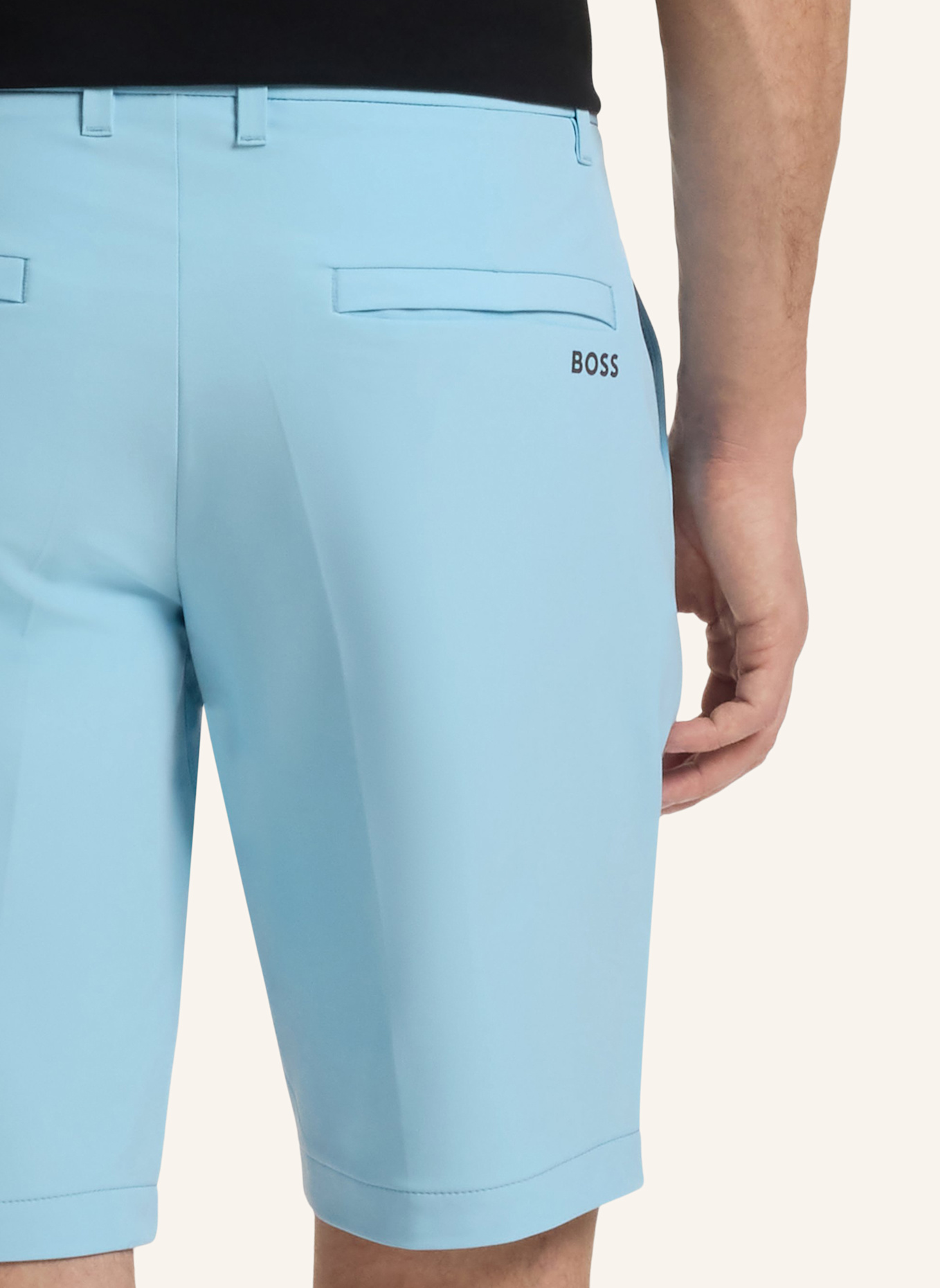 BOSS Short S_COMMUTER_10.5 INCH Slim Fit: HELLBLAU