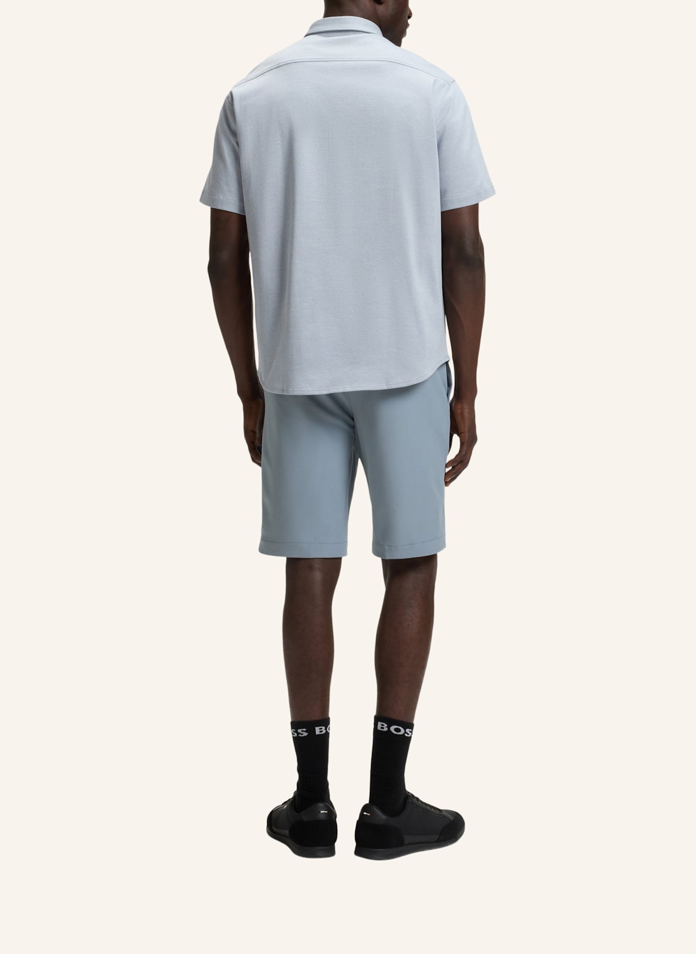 BOSS Short S_COMMUTER_10.5 INCH Slim Fit: DUNKELGRAU