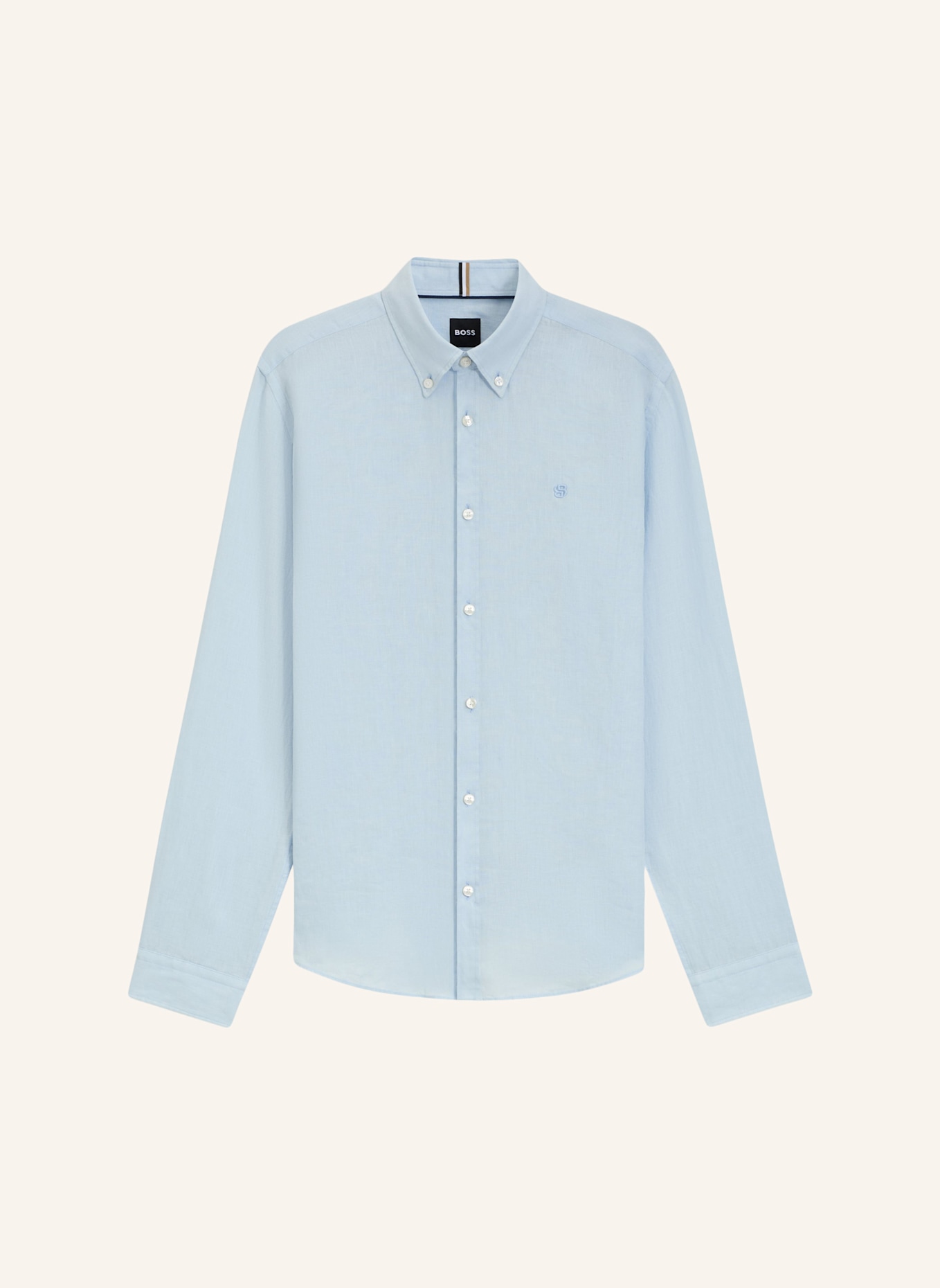 BOSS Casual Hemd H-ROAN-BD-E-C1-253 Slim Fit: HELLBLAU