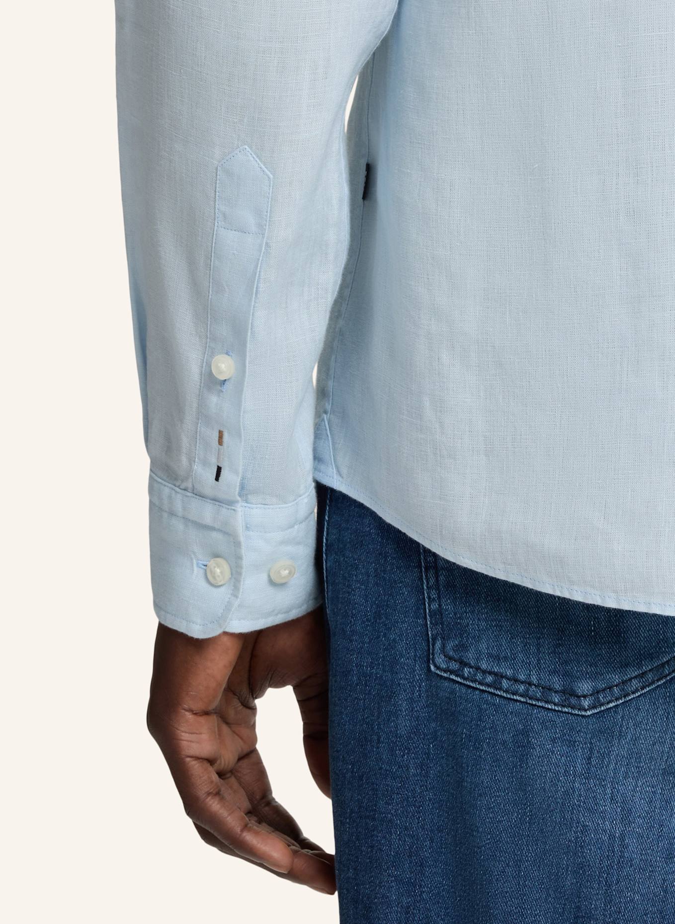BOSS Casual Hemd H-ROAN-BD-E-C1-253 Slim Fit: HELLBLAU