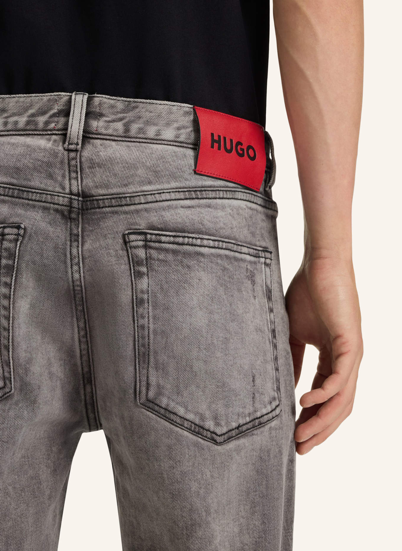 HUGO Jeans HUGO 734 Extra-Slim Fit: SILBER