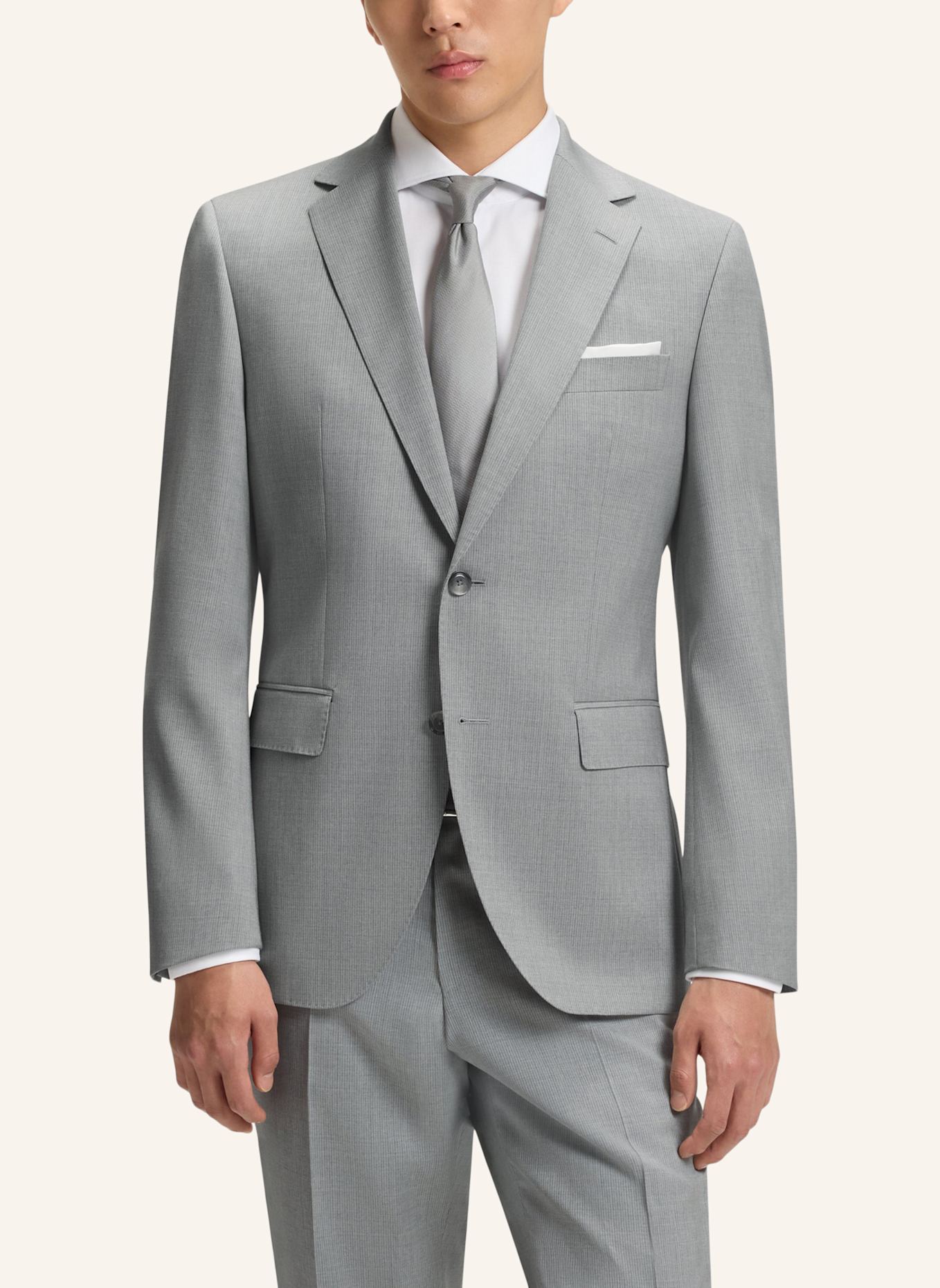 BOSS Business Anzug H-JECKSON-2PCS-253 Regular Fit: GRAU