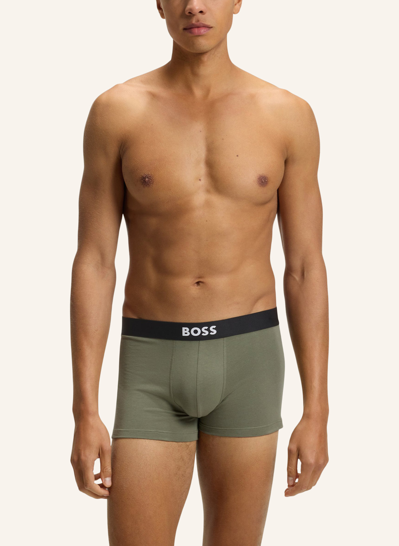 BOSS 3er-Pack Boxershorts ONE: WEISS
