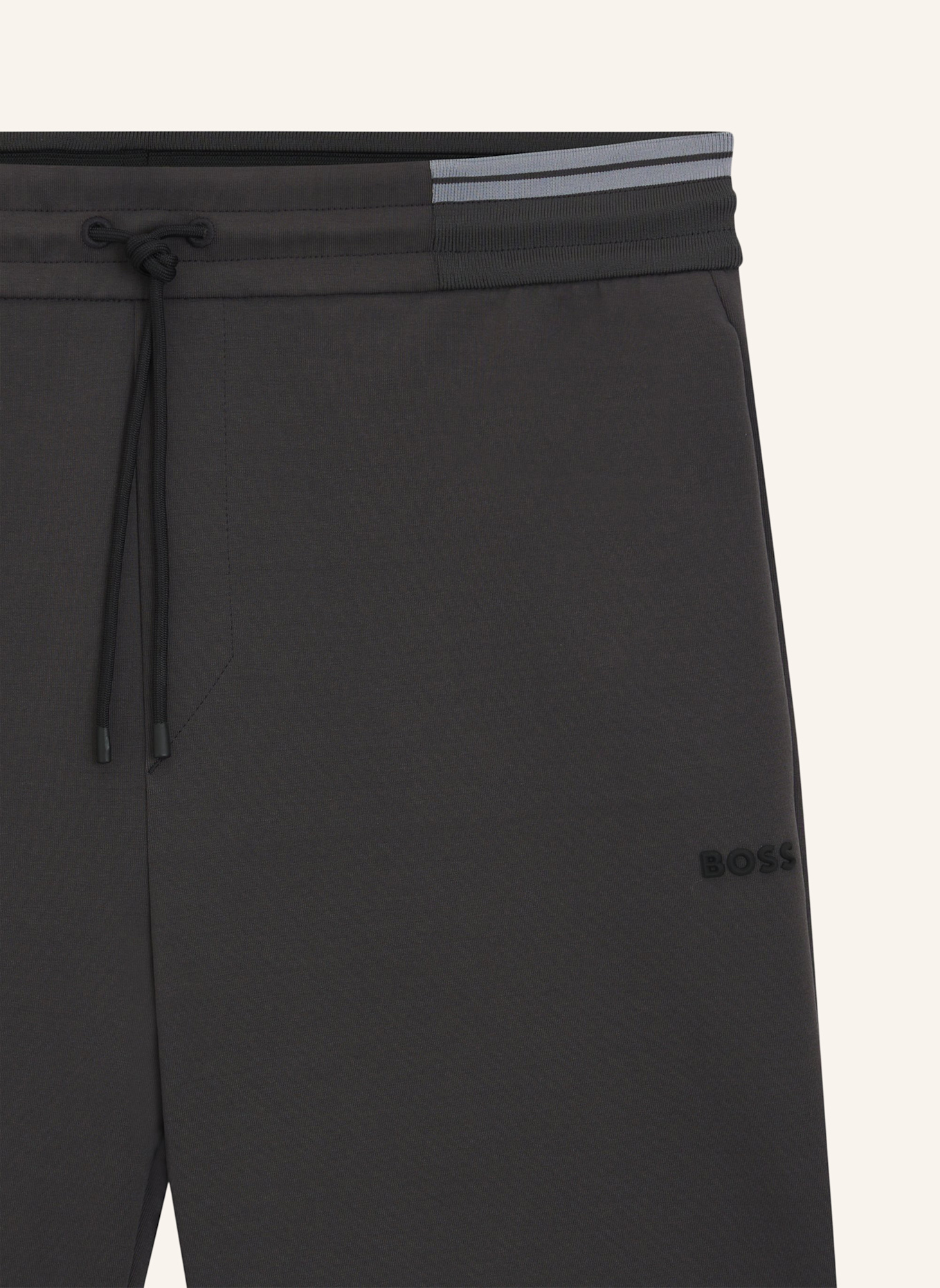 BOSS Casual Hose SHORTS ZONE Regular Fit: DUNKELGRAU