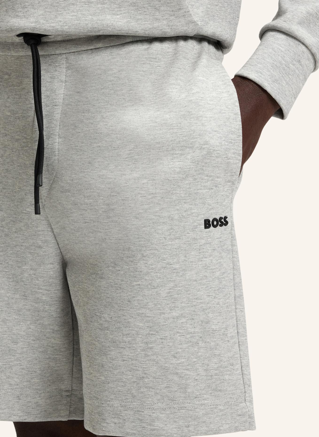BOSS Casual Hose SHORTS ZONE Regular Fit: SILBER