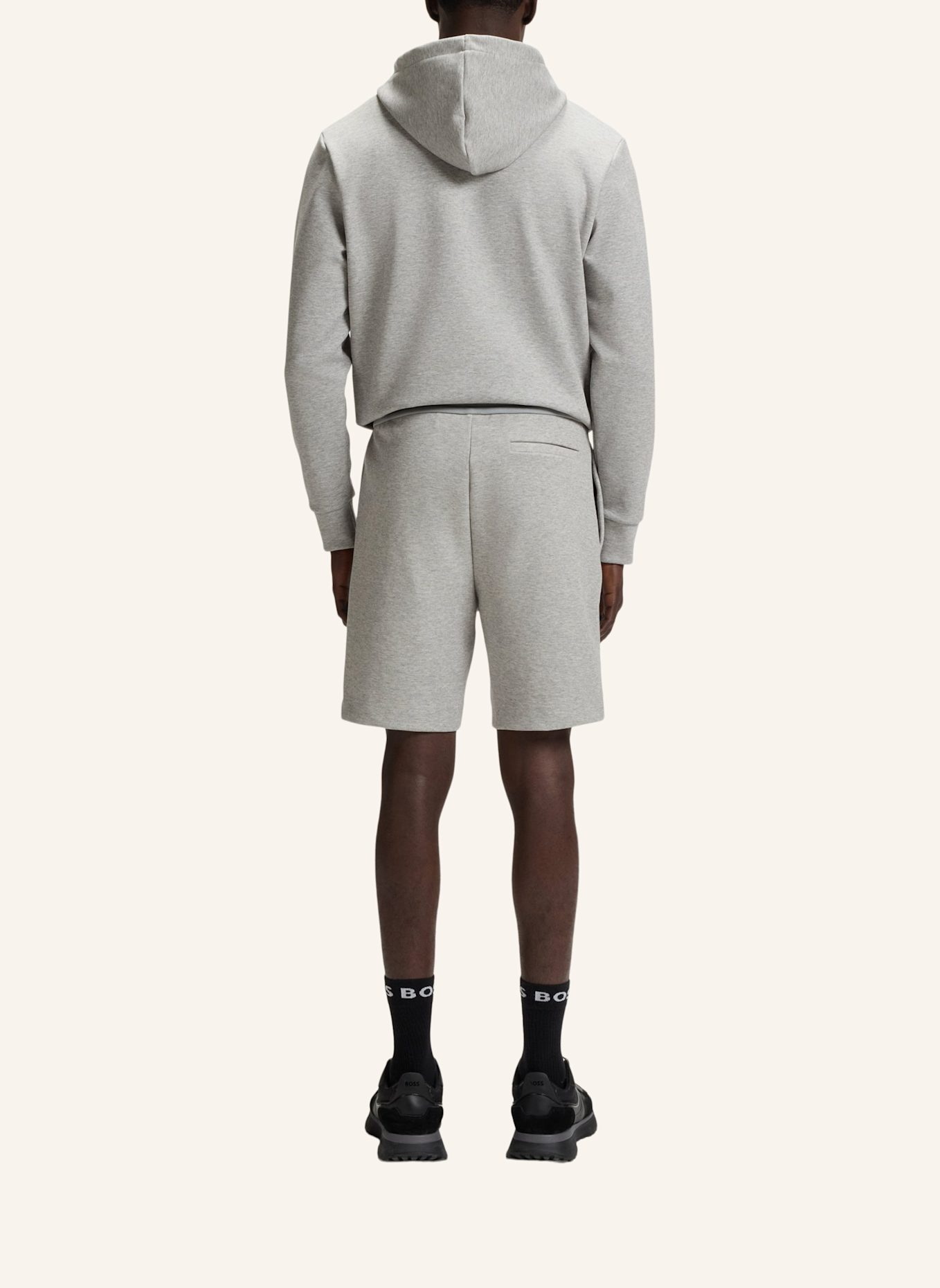 BOSS Casual Hose SHORTS ZONE Regular Fit: SILBER